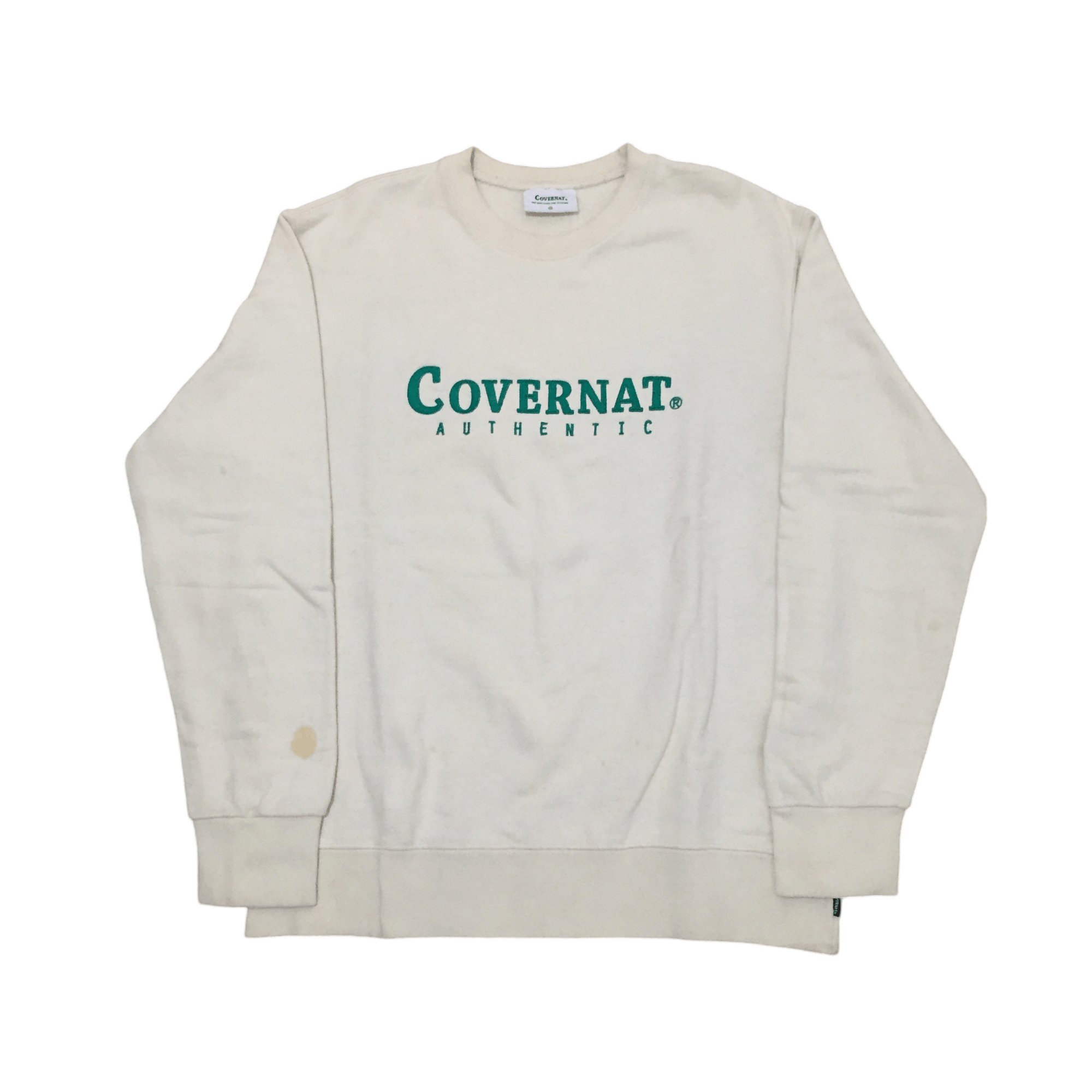COVERNAT Covernat Crewneck Khaki Logo Bordir Size US M / EU 48-50 / 2 - 1 Thumbnail