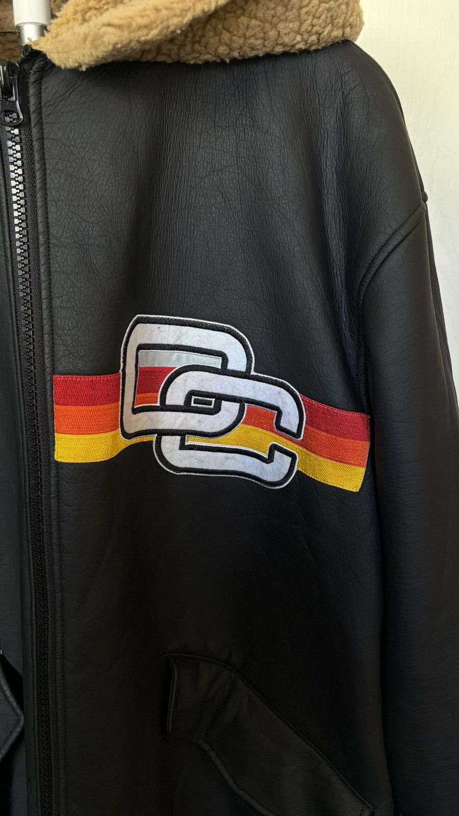 Opening Ceremony Opening Ceremony Global Varsity Leather Coat (L) – Rare Size US L / EU 52-54 / 3 - 6 Thumbnail