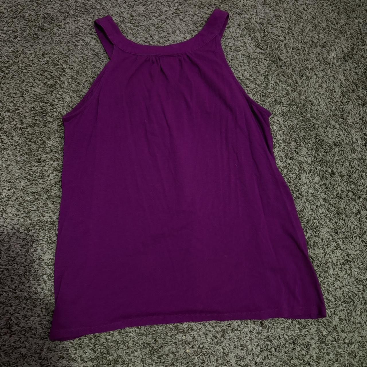 Merona Purple Y2K halter neck tank top Size L / US 10 / IT 46 - 6 Thumbnail
