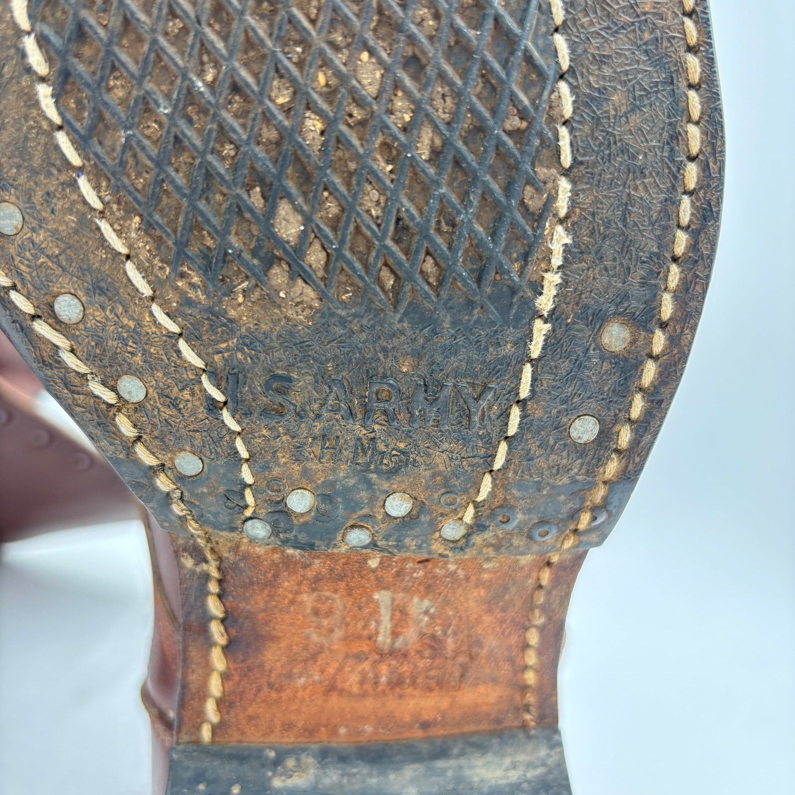 Vintage Vintage WWII 1942 Paratrooper Jump Boots 9D Size US 9 / EU 42 - 7 Thumbnail