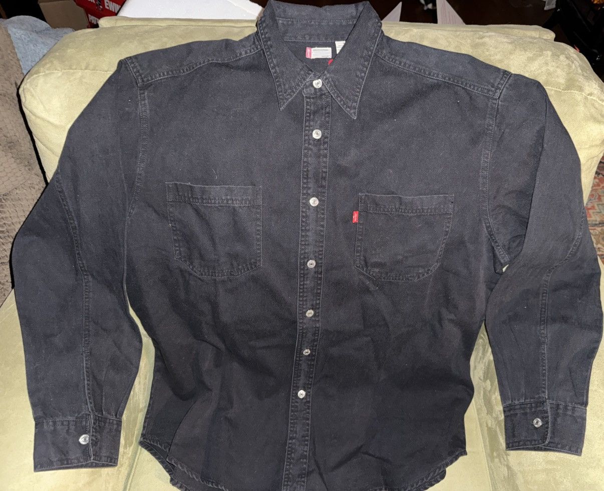 Levi's Levi’s long-sleeve button-up shirt, men’s large, 100% cotton Size US L / EU 52-54 / 3 - 2 Thumbnail