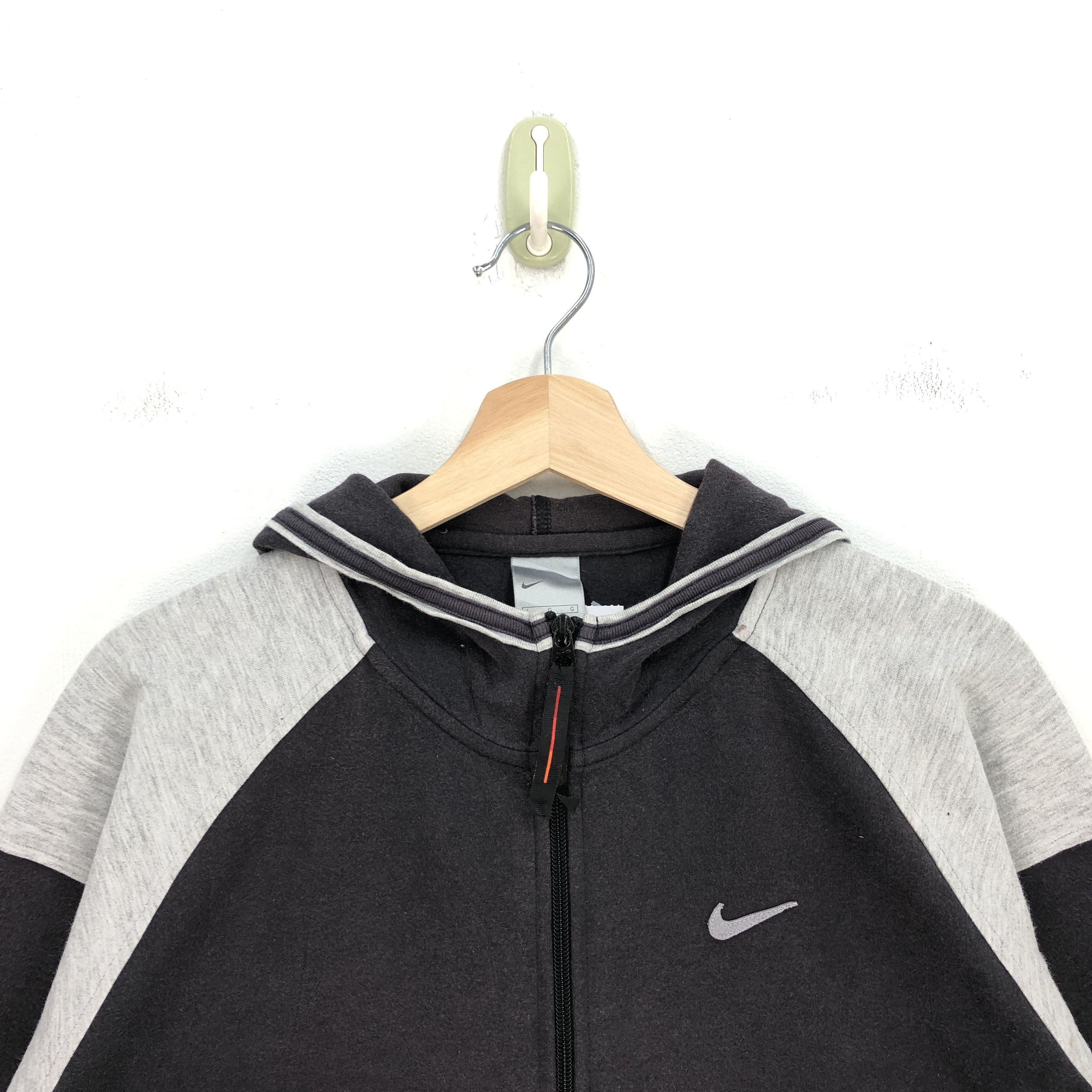Nike × Vintage Vintage Nike Sweater Hoodie Nike Swoosh Zipper Sweatshirt Size US S / EU 44-46 / 1 - 3 Thumbnail