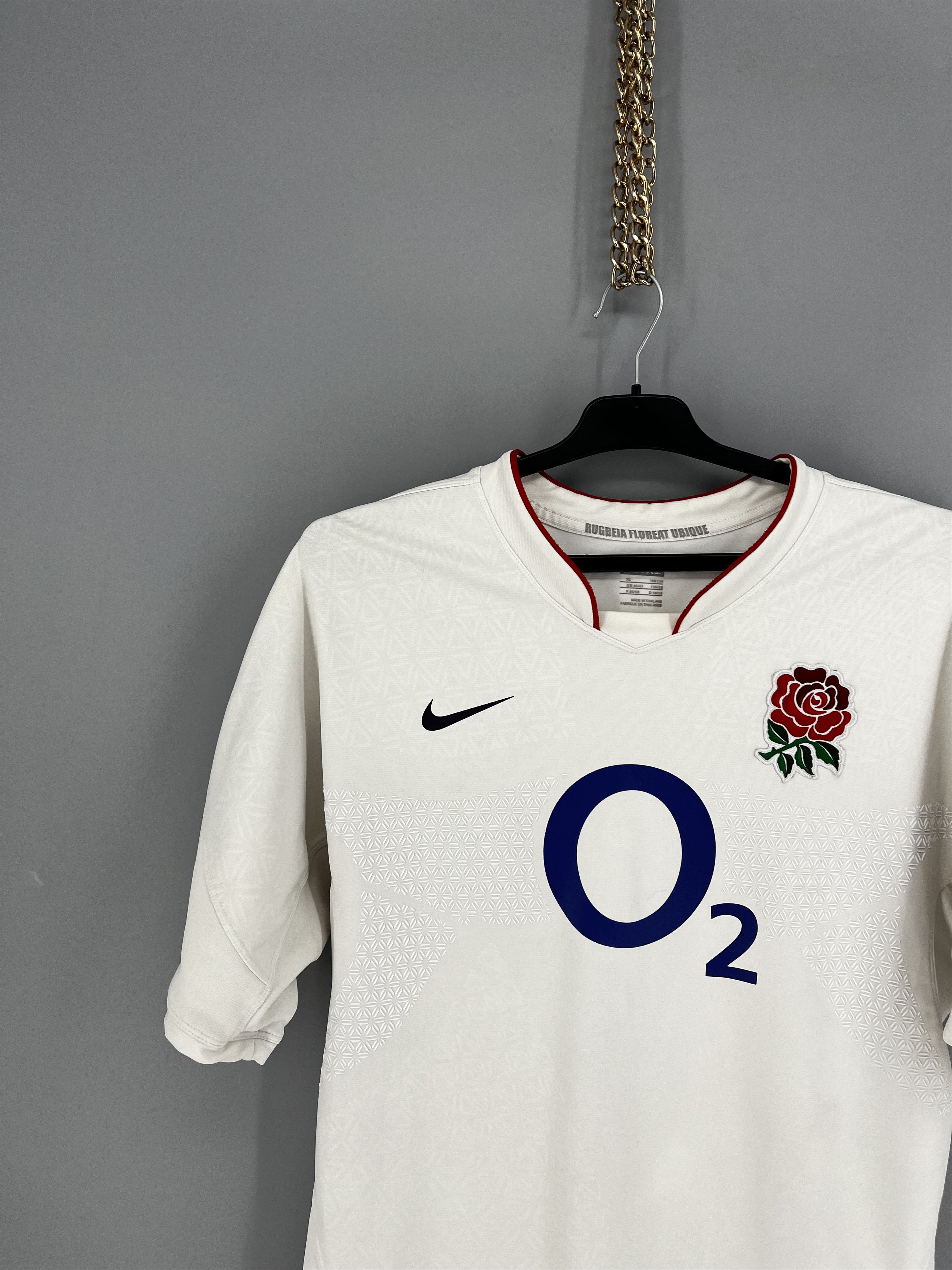 Nike Nike England 2009/2010 Floreat Ubique Home Jersey T Shirt Size US XL / EU 56 / 4 - 4 Thumbnail