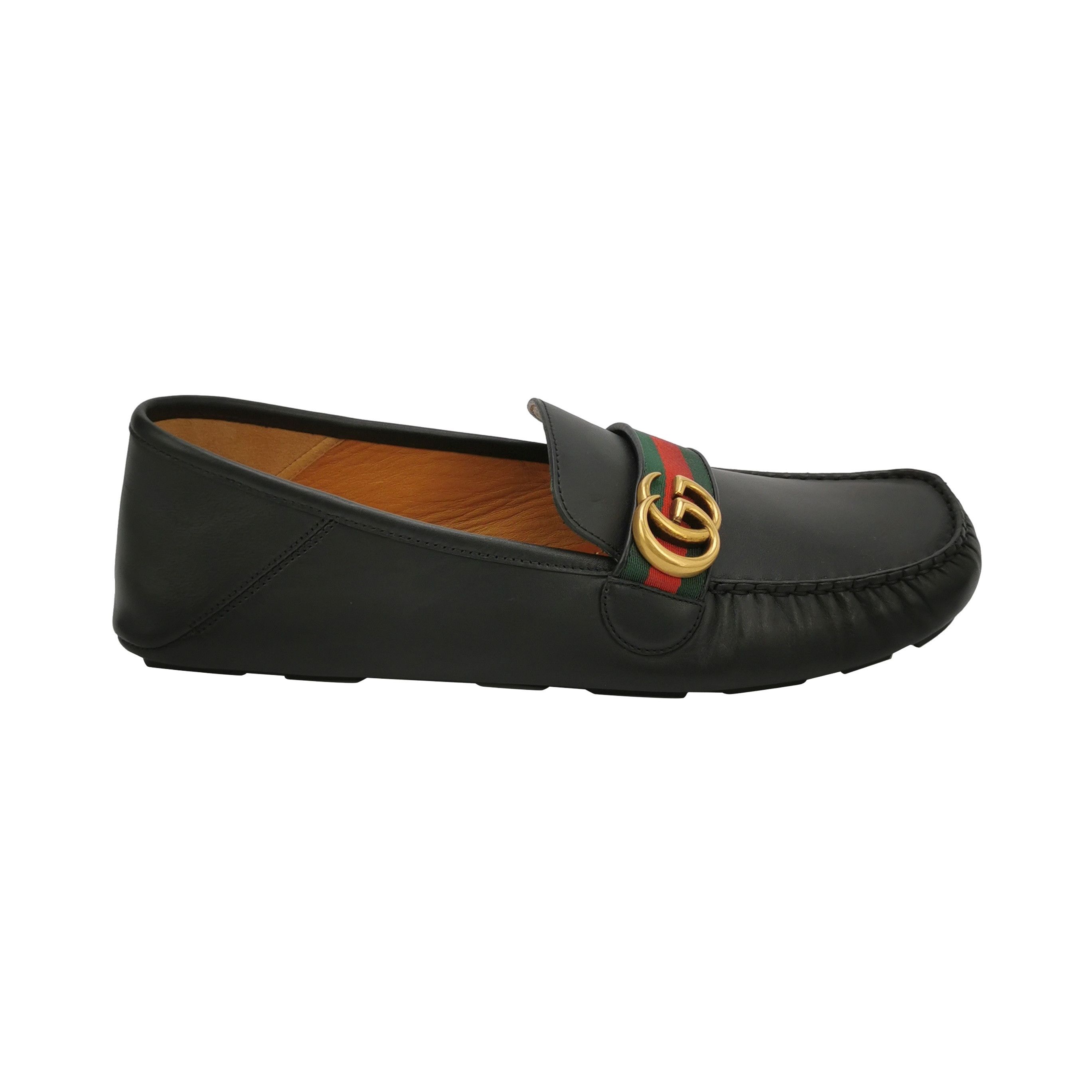 Gucci Gucci Web Stripe Double G Loafers 11 Size US 12 / EU 45 - 1 Thumbnail
