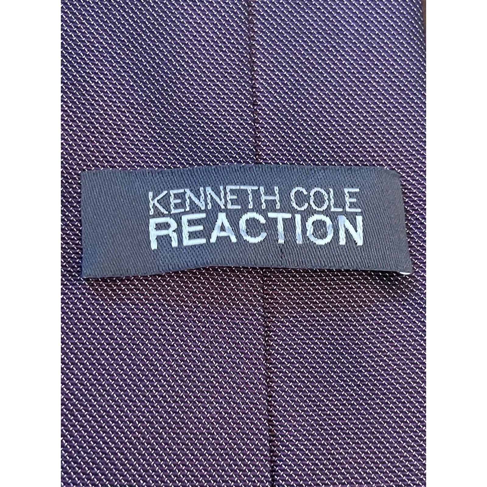 Kenneth Cole Kenneth Cole Reaction Purple 100% Silk Made In China Size ONE SIZE - 8 Thumbnail
