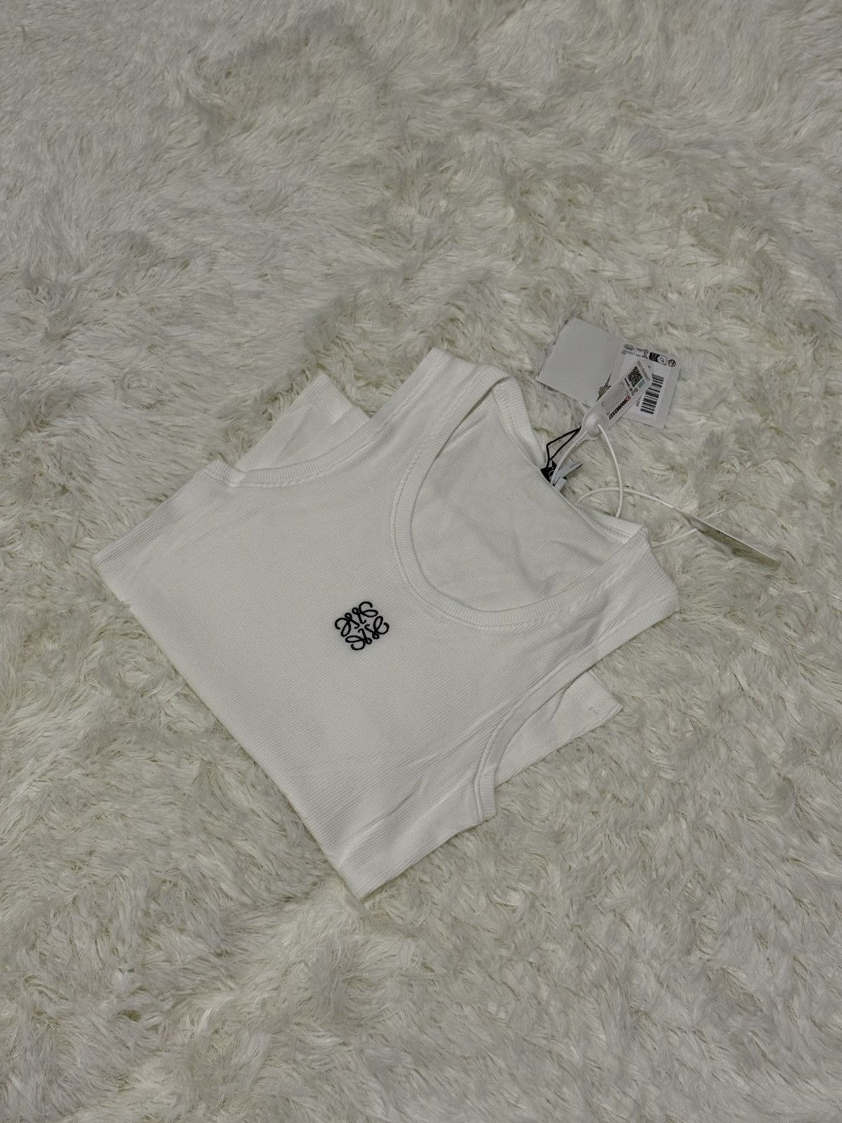 Loewe Loewe white crop top Size M / US 6-8 / IT 42-44 - 1 Thumbnail