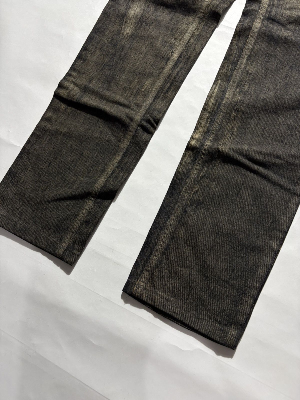 John Galliano JOHN GALLIANO DUST WAXED DENIM JEANS Size US 28 / EU 44 - 4 Thumbnail