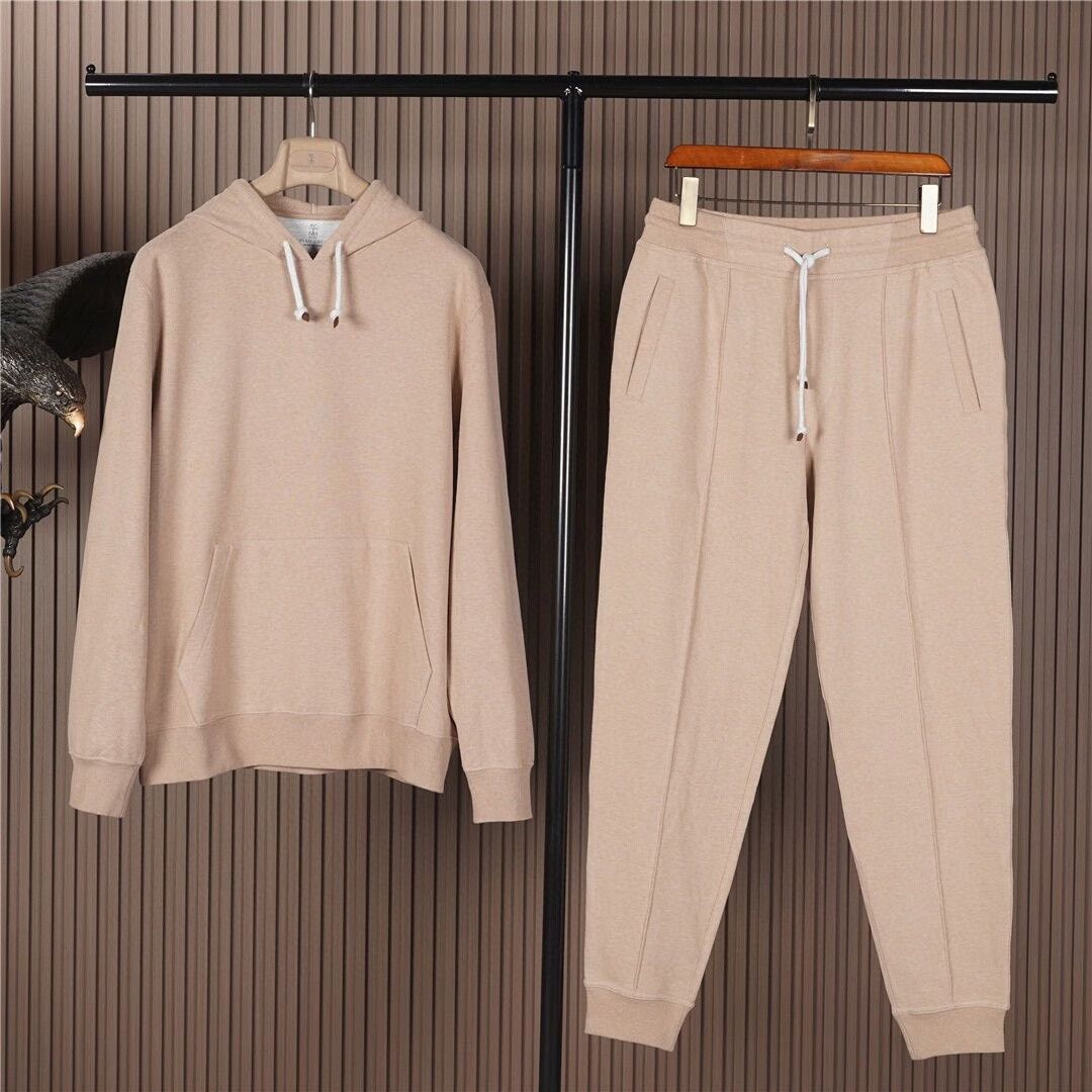 Brunello Cucinelli Cotton Hoodie Set