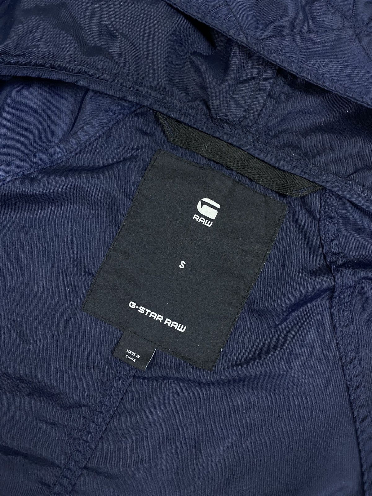 G-Star Vintage G-Star Raw Navy Hooded Long Parka Size US M / EU 48-50 / 2 - 12 Thumbnail