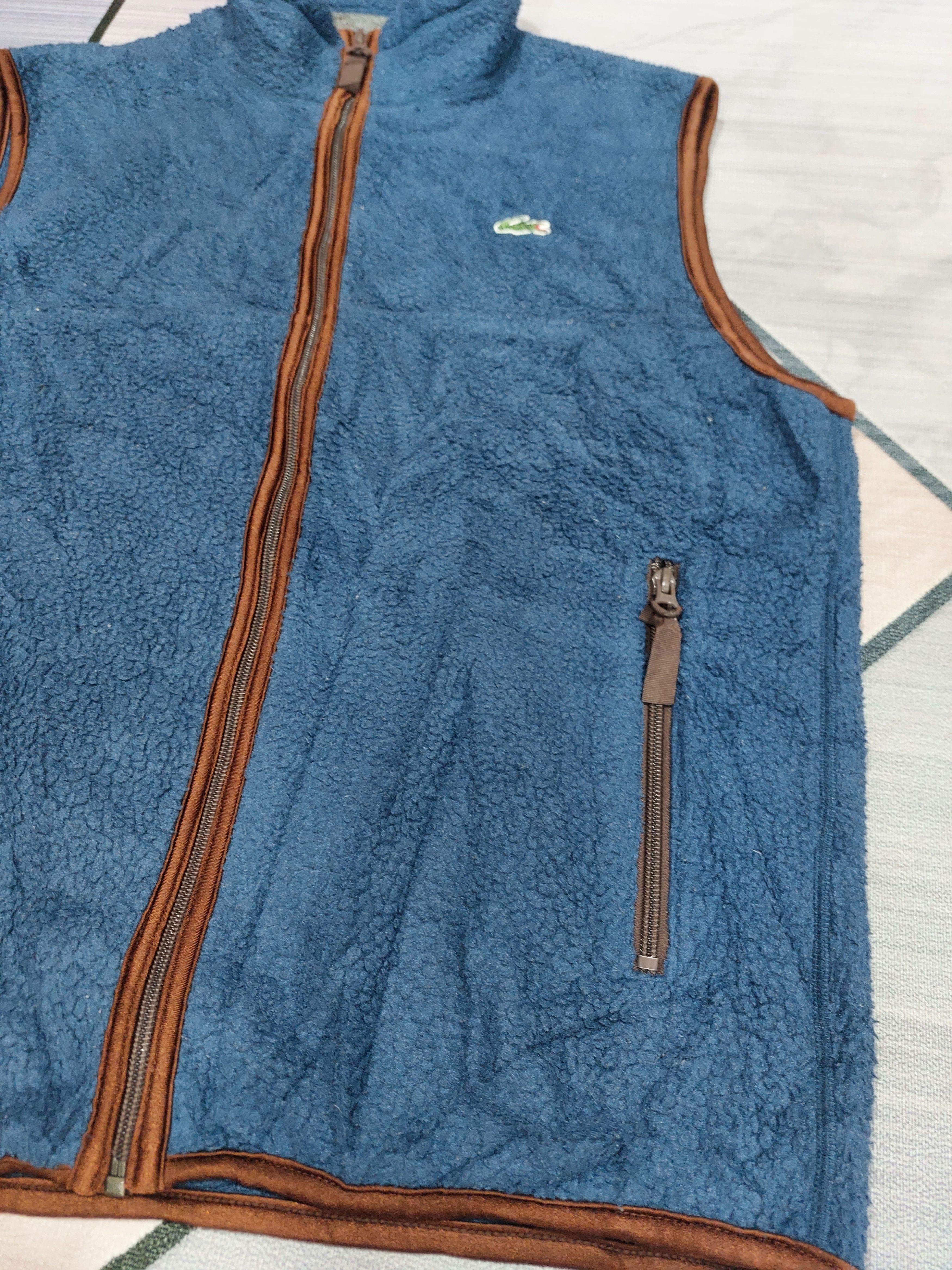 Japanese Brand × Lacoste LACOSTE FLEECE VEST Size US M / EU 48-50 / 2 - 3 Thumbnail