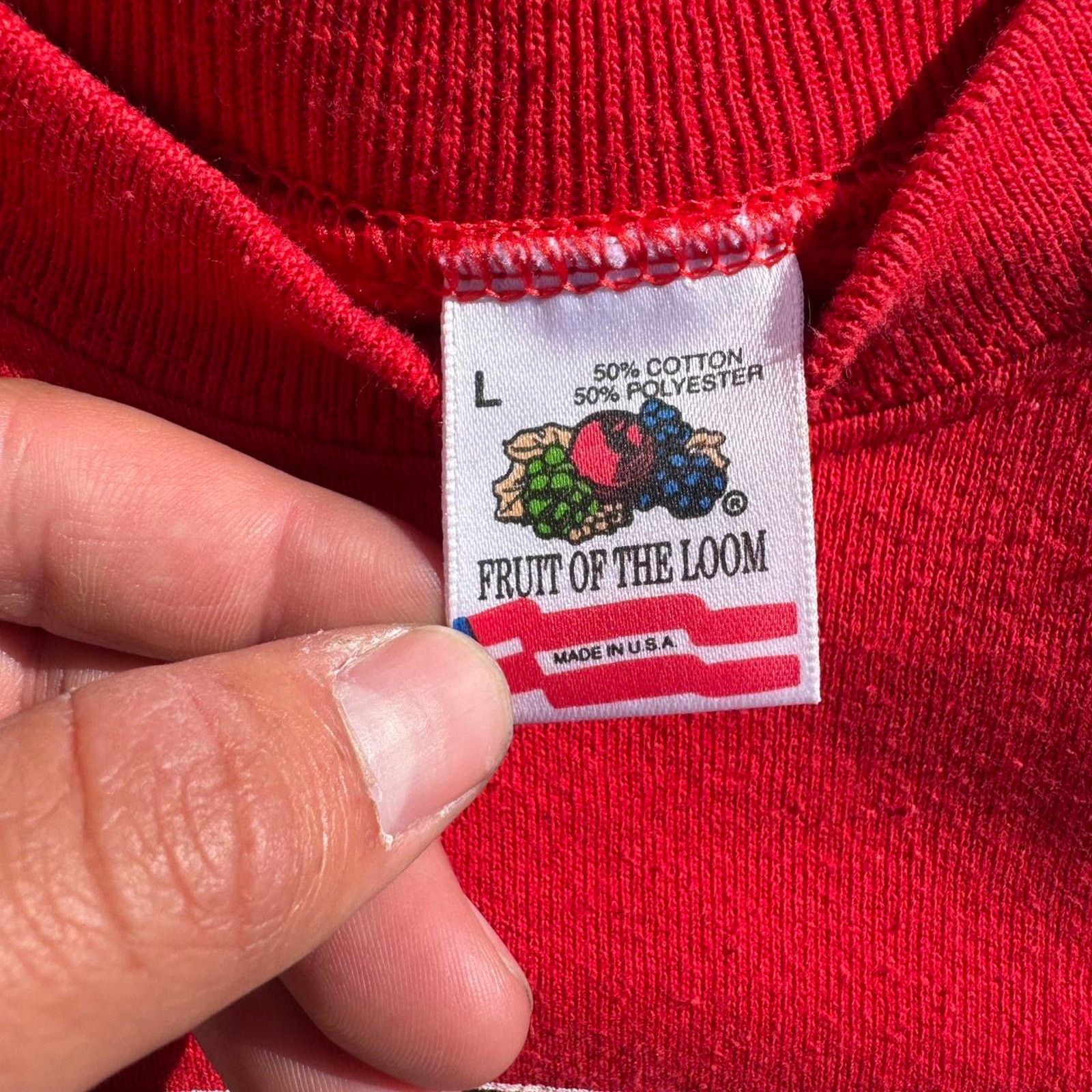Fruit Of The Loom Vintage San Francisco 49ers Crewneck – Size Large Size US L / EU 52-54 / 3 - 5 Thumbnail