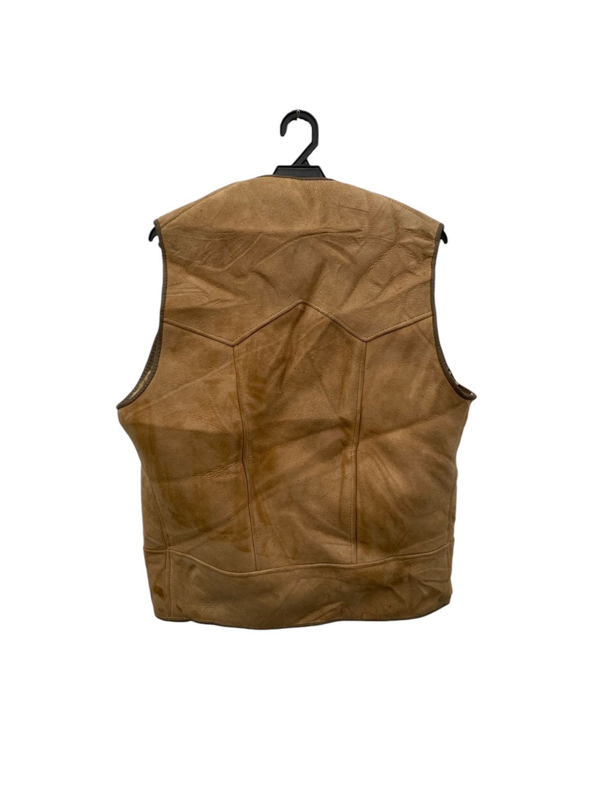 Other 🔥Vintage Luca Production Model B3 Sleeveless Leather Crazy🔥 Size US S / EU 44-46 / 1 - 4 Thumbnail