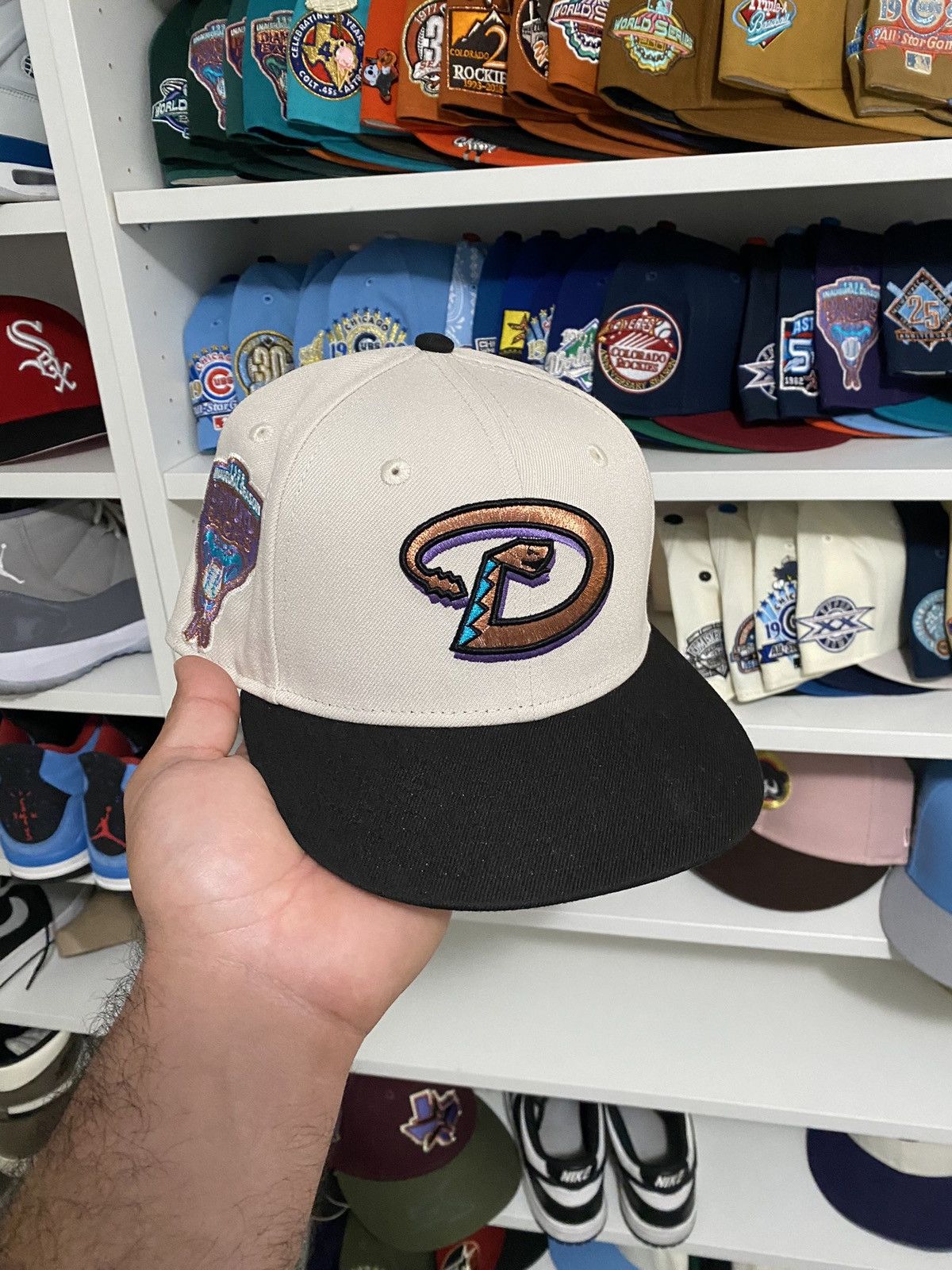 Hat Club × Lids × New Era Stone done Dbacks 7 3/8 Size ONE SIZE - 1 Preview