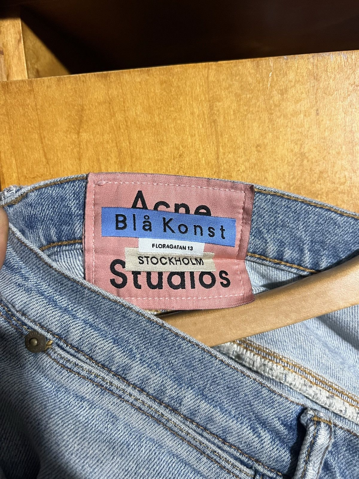Acne Studios ACNE STUDIOS DENIM JEANS Ripped Knee Slim Fit Size US 34 / EU 50 - 3 Thumbnail