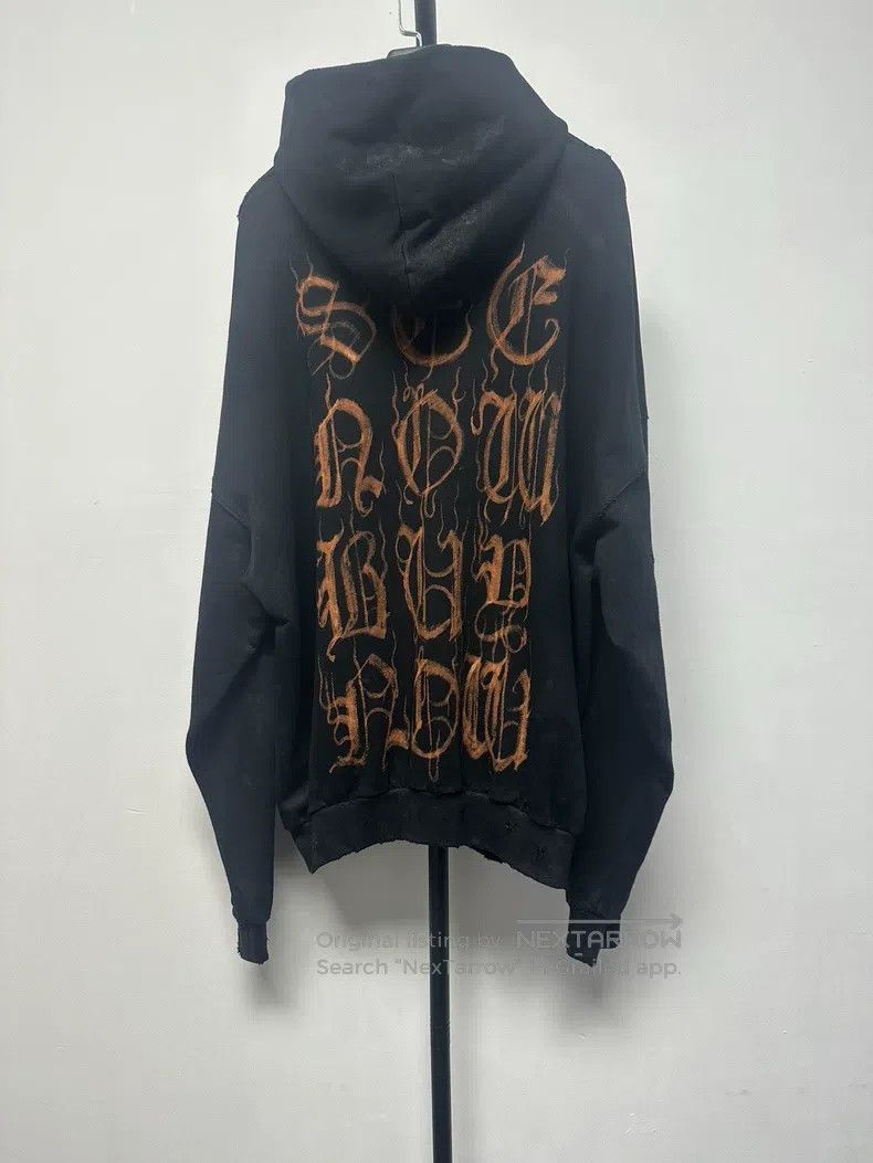 Balenciaga Balenciaga Colorblock Alphabet Pattern Printed Hooded Swea Size US M / EU 48-50 / 2 - 2 Thumbnail