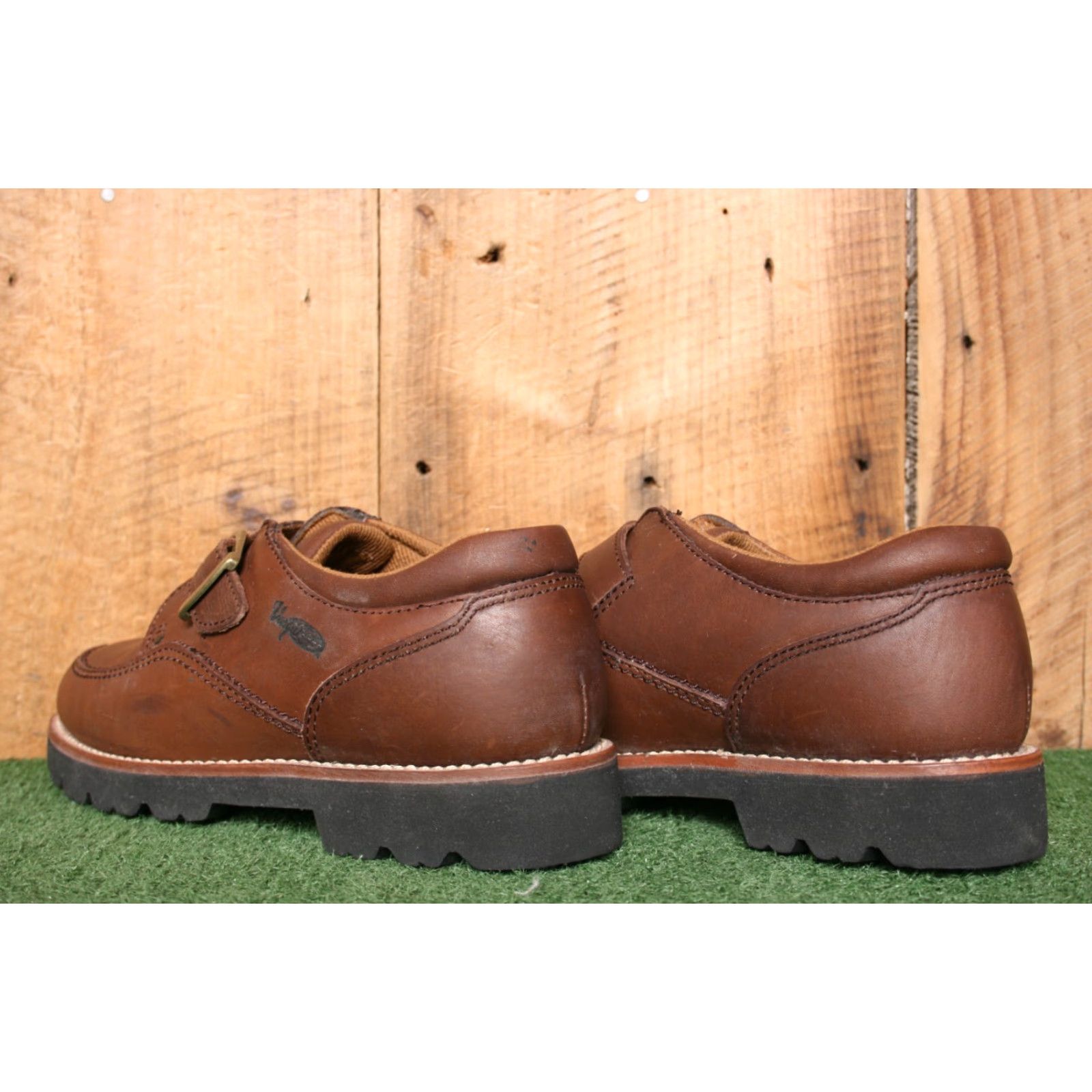 Vasque Vasque Sonoma Brown Leather Monk Buckle Strap Low Boot Oxfords Women's Sz. 9 Size US 9 / IT 39 - 3 Thumbnail