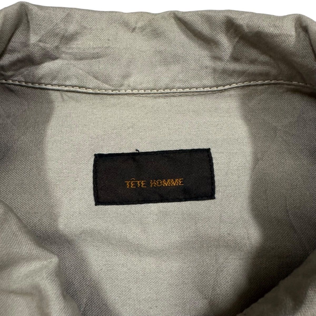 Tete Homme Vtg🔥Tete Homme Vintage M65 Snap Button Zipper Pocket Shirt Size US M / EU 48-50 / 2 - 8 Thumbnail