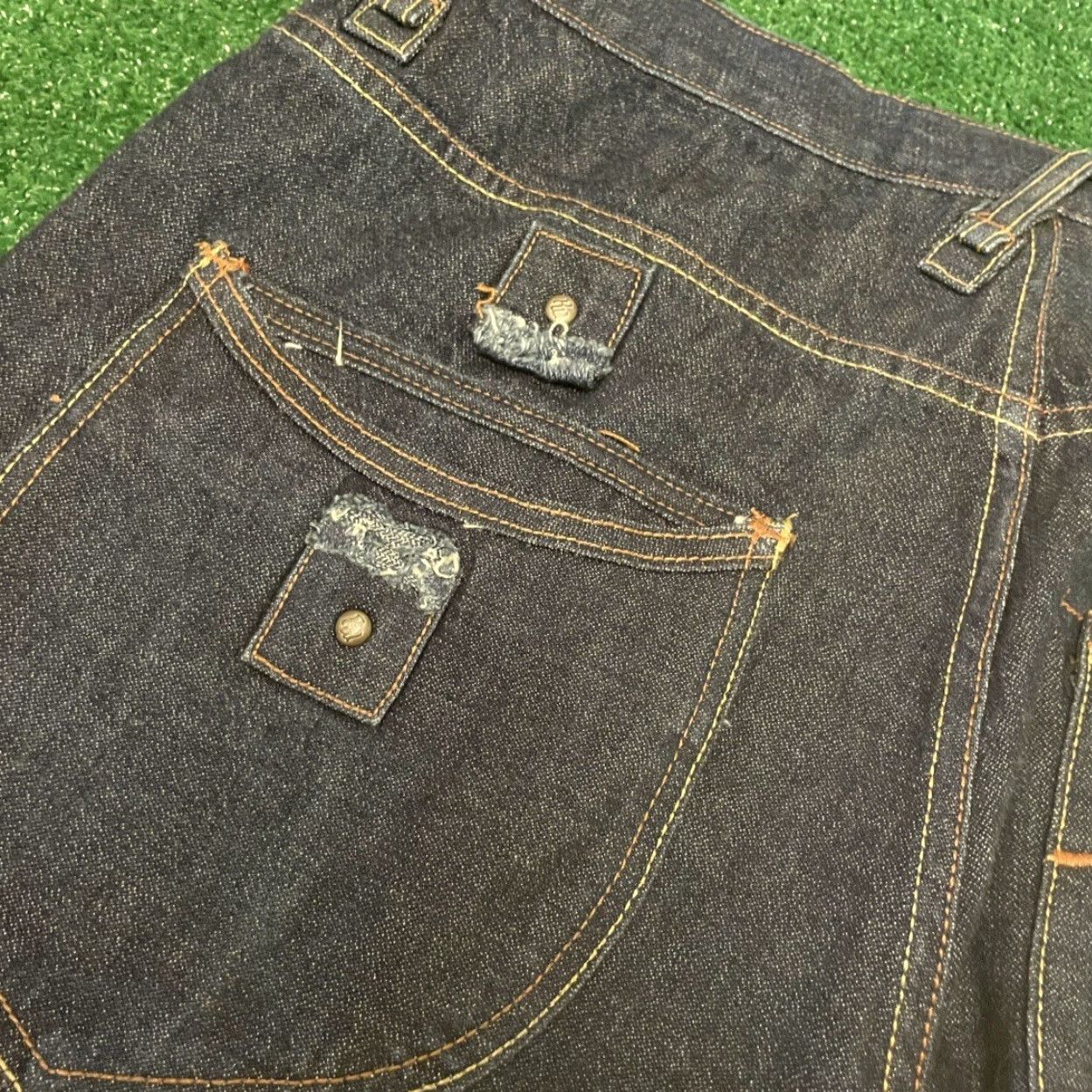 Southpole VINTAGE Rocawear Baggy Skater Grunge Jeans VTG Mens 36 Big Pockets Blue 36x34 Distressed Grunge Hip Hop Punk Y2K Wide-Leg Jeans Mensaved Size US 36 / EU 52 - 6 Thumbnail
