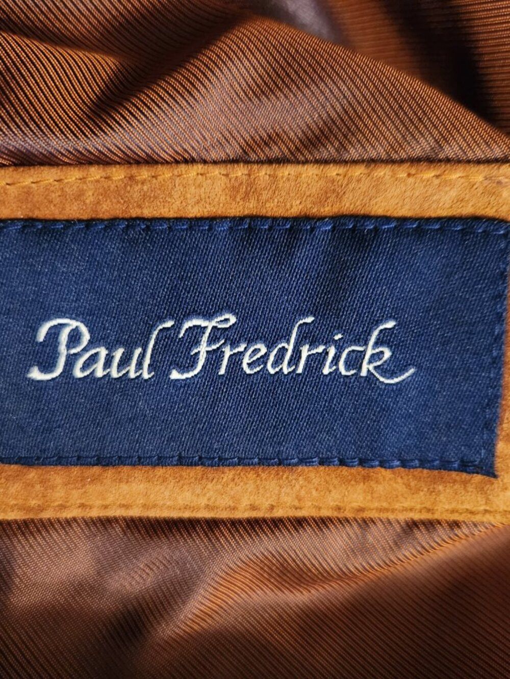 Paul Fredrick Paul Fredrick men's new brown leather vest size: XL Size US XL / EU 56 / 4 - 3 Thumbnail