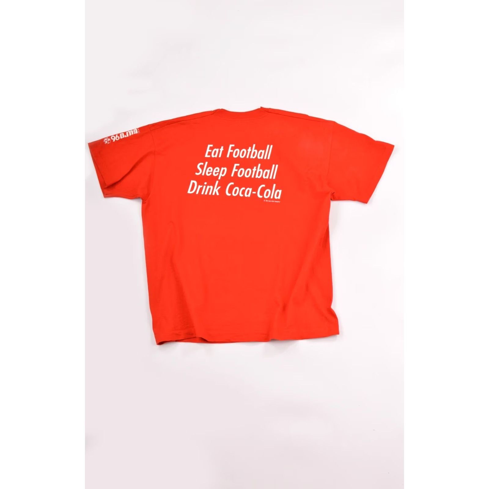 Vintage Screen Stars Coca Cola England Refreshing the Fans of Euro 96 Vtg T-Shirt XL Mens Red Size US XL / EU 56 / 4 - 7 Thumbnail