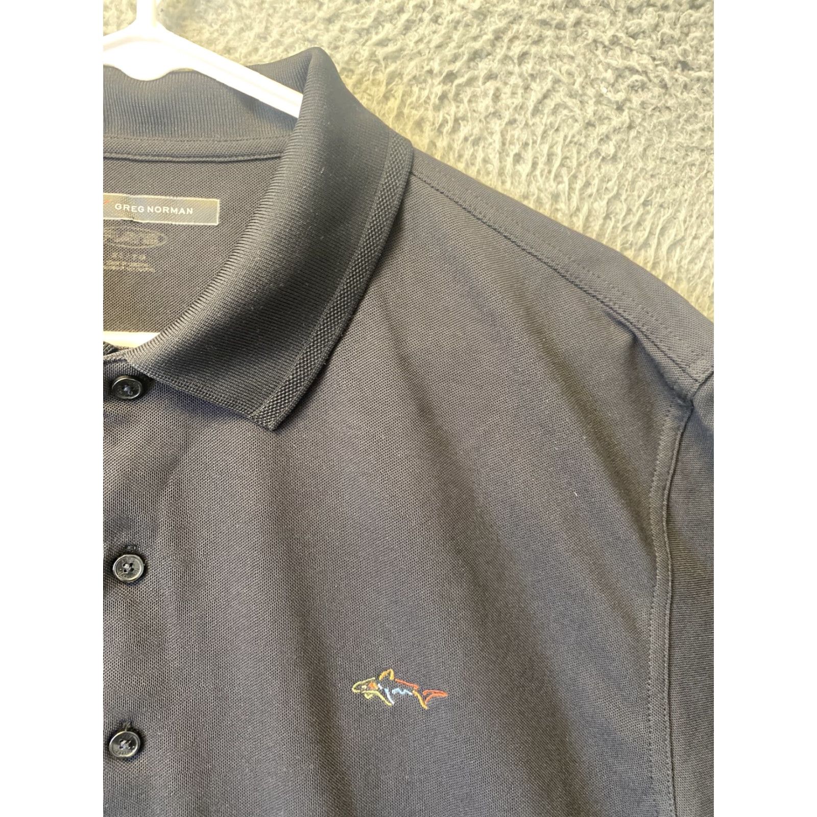 Vintage Greg Norman Polo Shirt Adult XL Black Heatgear Casual Golf Loose Mens 35-98 Size US XL / EU 56 / 4 - 3 Thumbnail