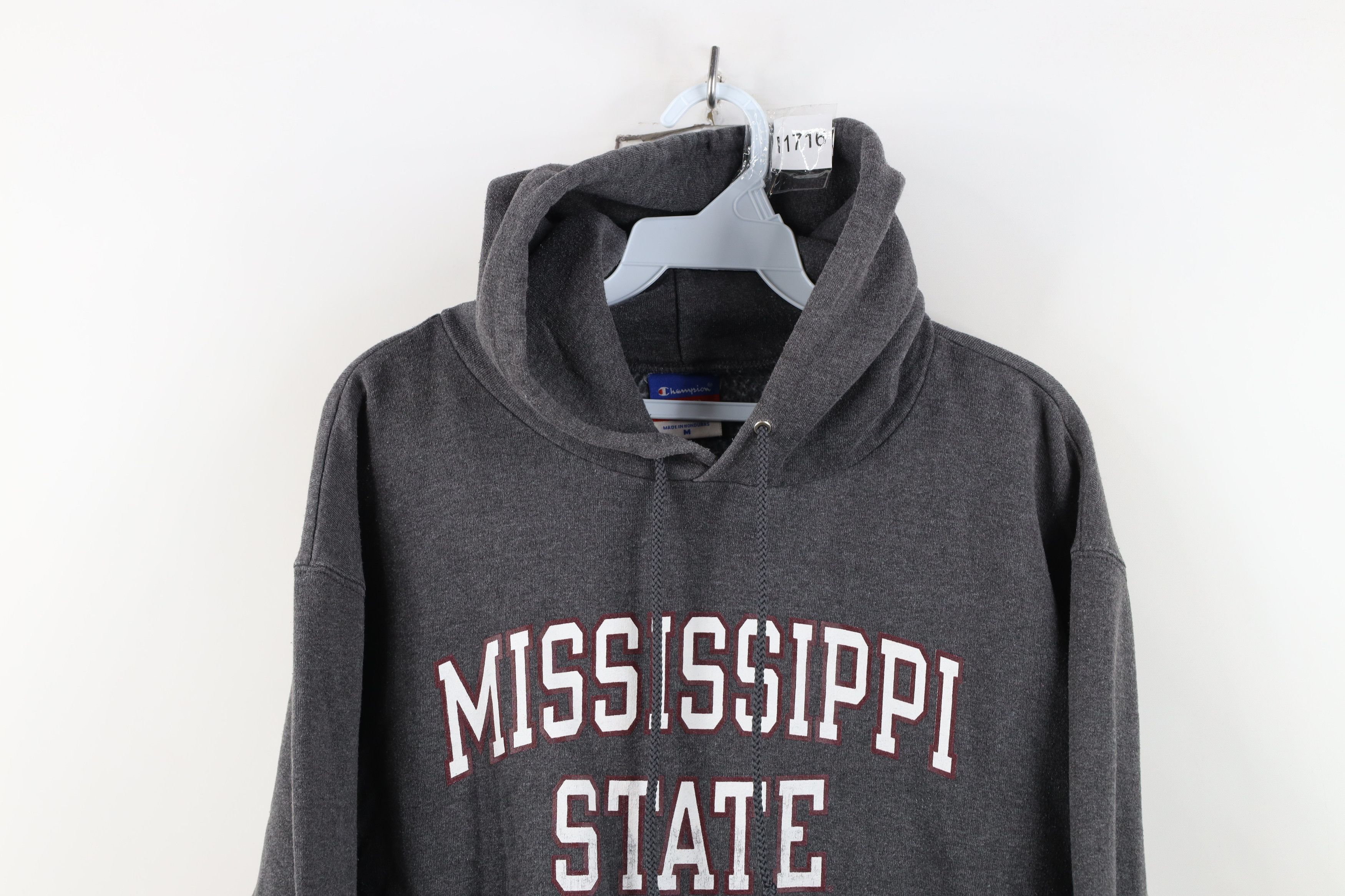 Champion Vintage Champion State University Hoodie Sweatshirt Size US M / EU 48-50 / 2 - 2 Thumbnail