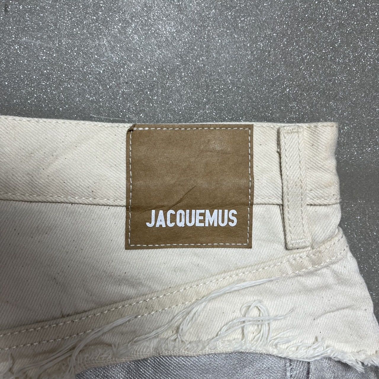 Jacquemus Jacquemus Silver Metallic Jeans Size 34" / US 12 / IT 48 - 15 Thumbnail