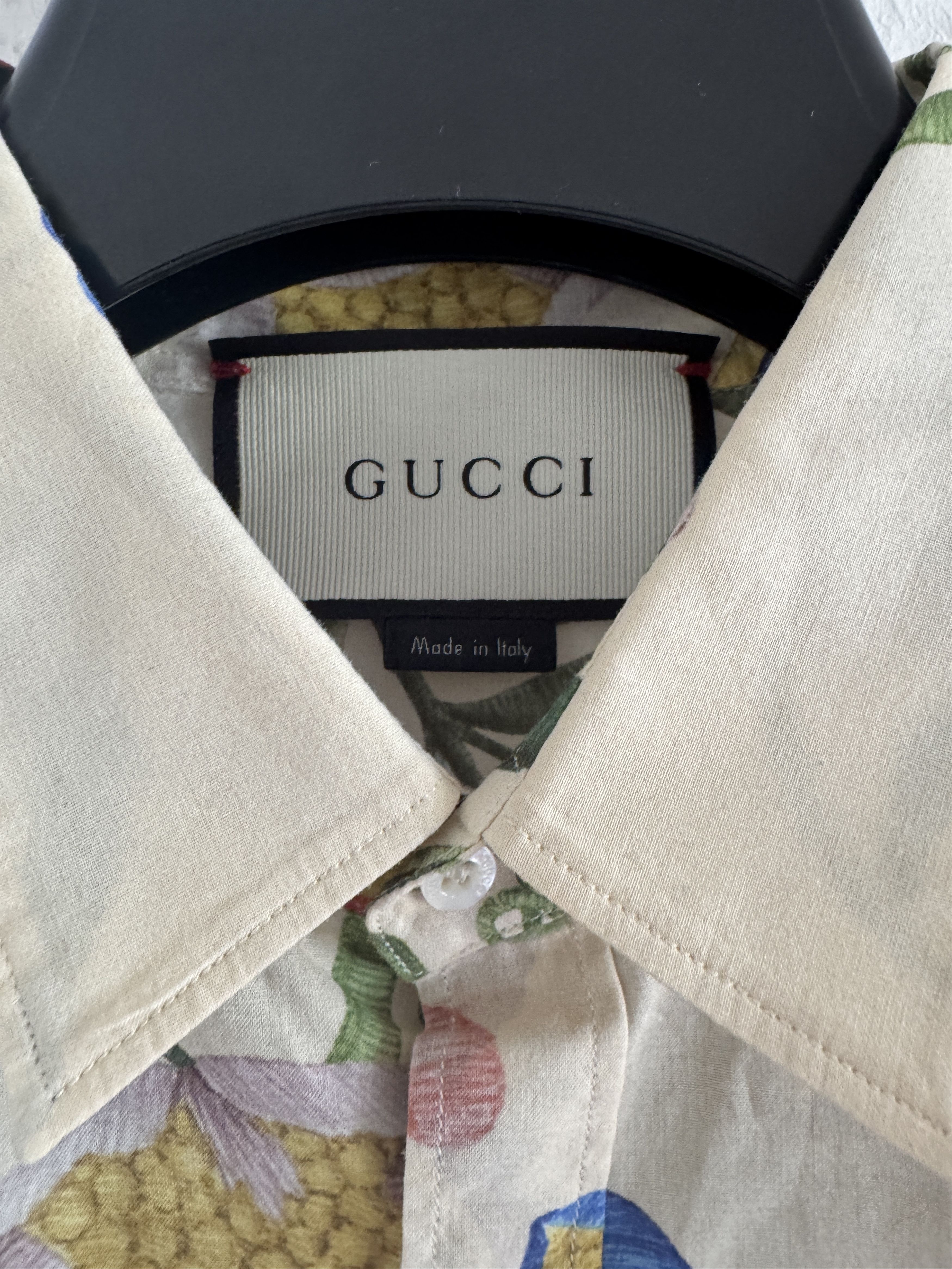 Gucci Duke Floral Button-Up Shirt Size US M / EU 48-50 / 2 - 12 Thumbnail