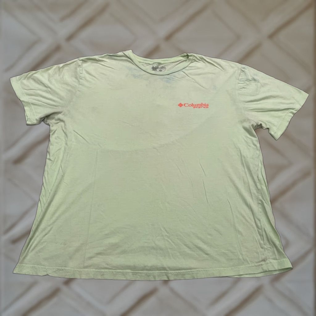 Vintage Columbia PFG Graphic T-Shirt Mens XLT Green Casual Tee Outdoor Short Sleeve Size US XL / EU 56 / 4 - 1 Thumbnail