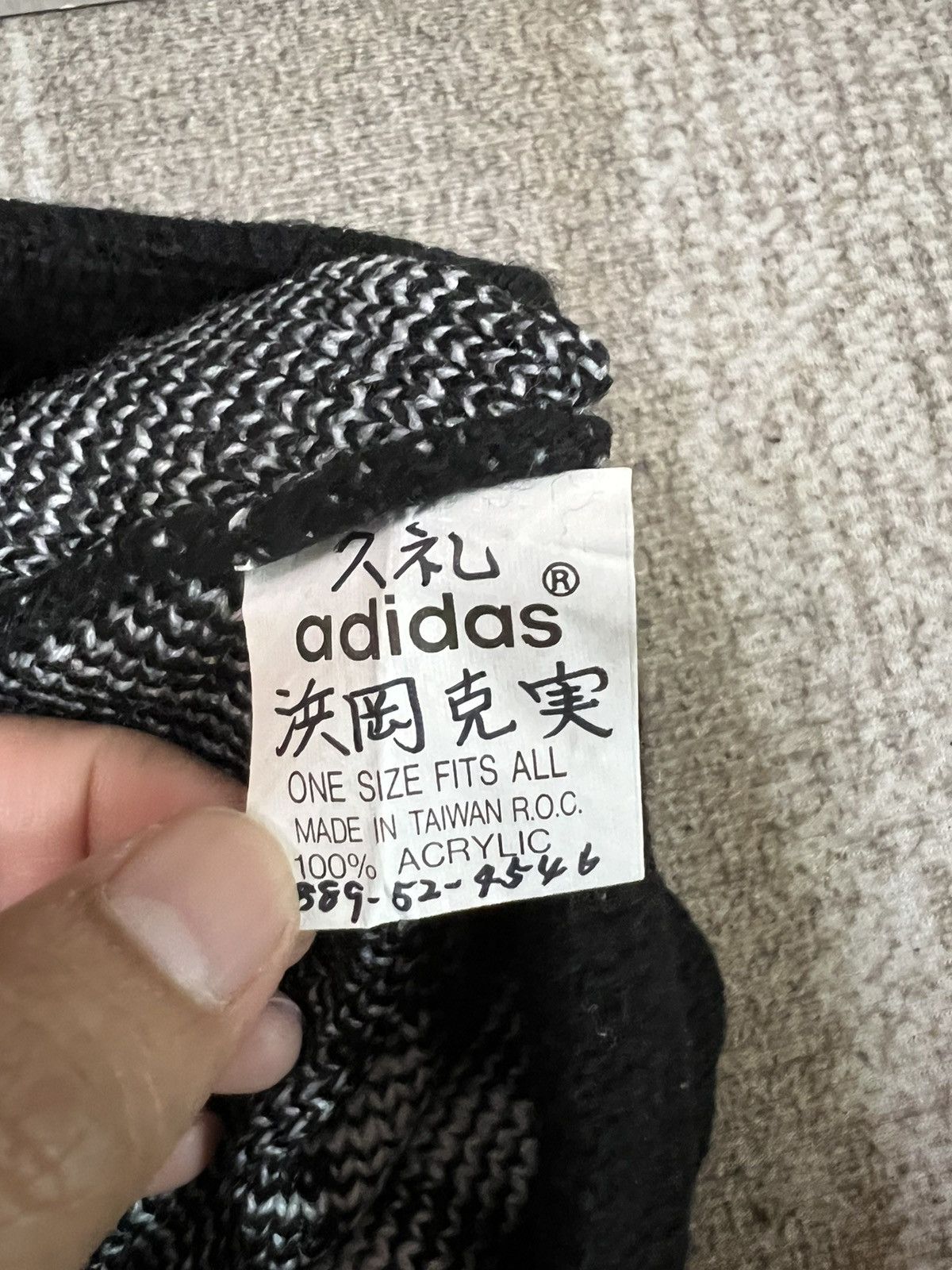 Adidas Vintage Adidas Spell Out Beanie Hats Size ONE SIZE - 6 Thumbnail