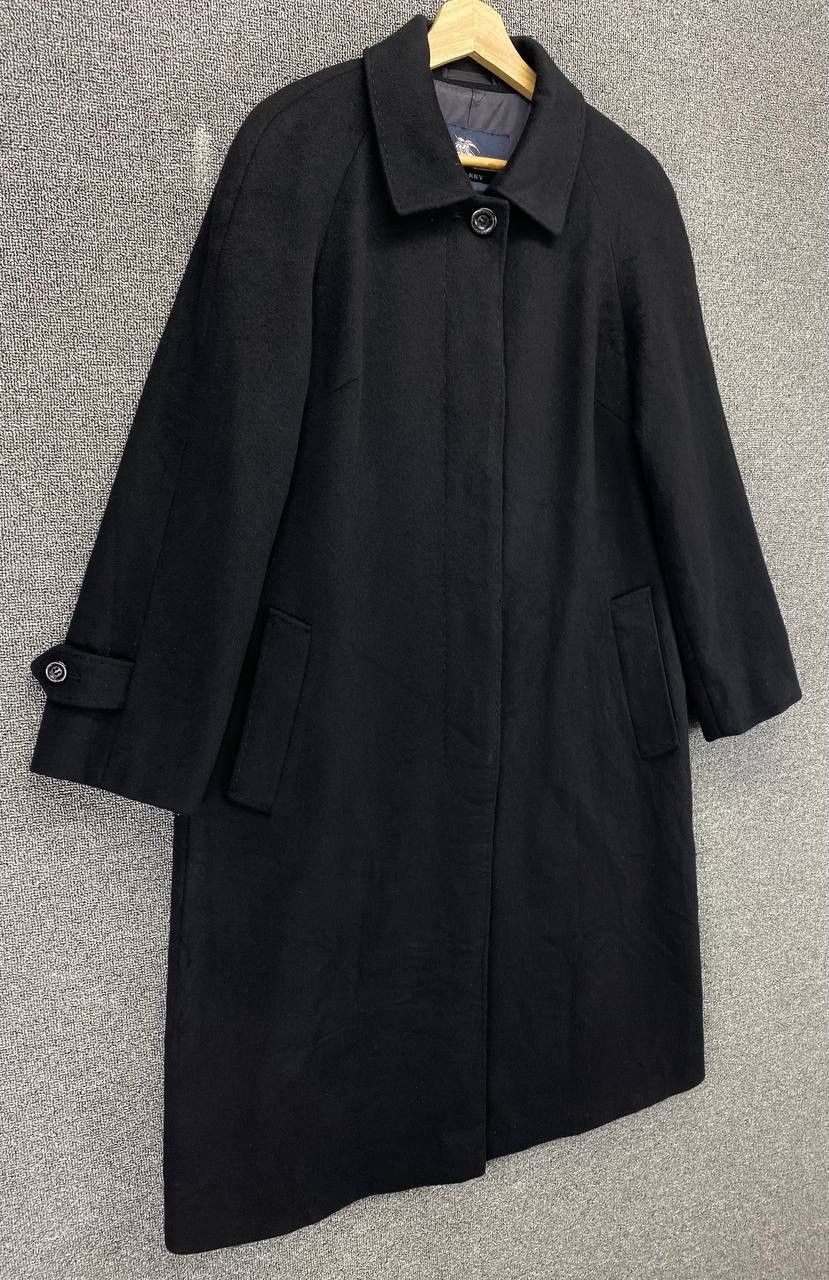 Burberry Vintage Burberry London Black Cashmere Long Jacket Size S / US 4 / IT 40 - 2 Thumbnail