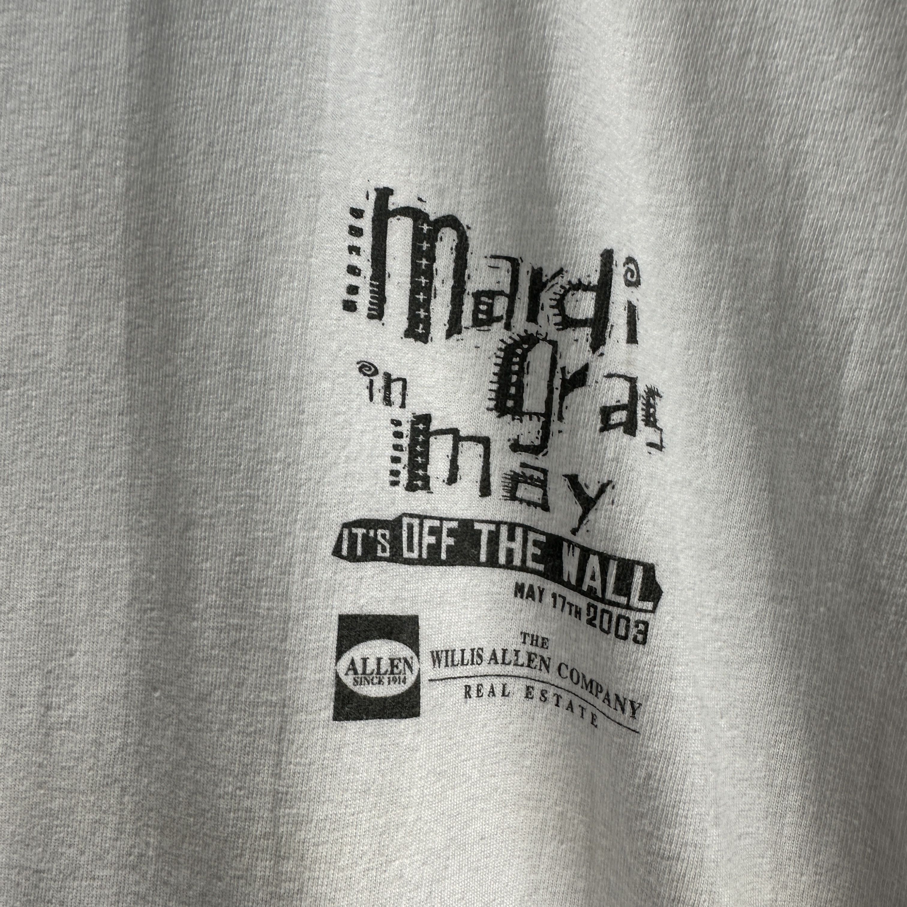 Other Vtg Mardi Gras T Shirt Mens XL White La Jolla High School Size US XL / EU 56 / 4 - 2 Thumbnail