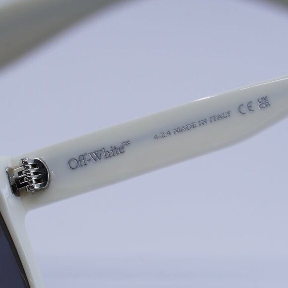 Off-White Off-White OERI133 SPRINGFIELD 0107 Sunglasses White Square Size ONE SIZE - 8 Thumbnail