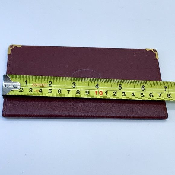 Cartier Cartier Bi-fold Leather Bordeaux Long Wallet Size ONE SIZE - 12 Thumbnail