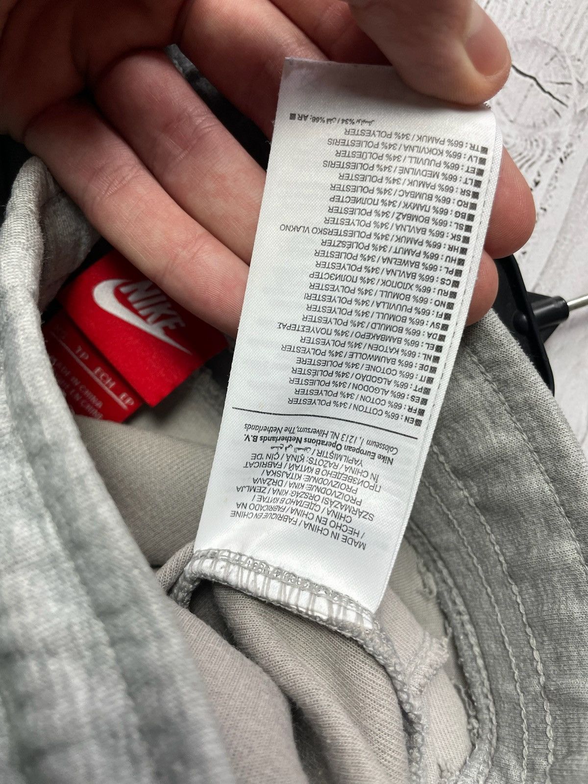 Nike × Vintage Vintage Nike tech fleece joggers drill Y2K grey Size US 28 / EU 44 - 4 Thumbnail