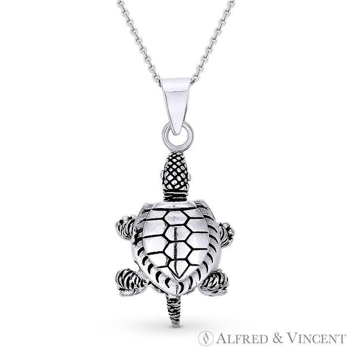 Other Turtle / Tortoise 3D Animal Charm 31x15mm Pendant Size ONE SIZE - 1 Preview