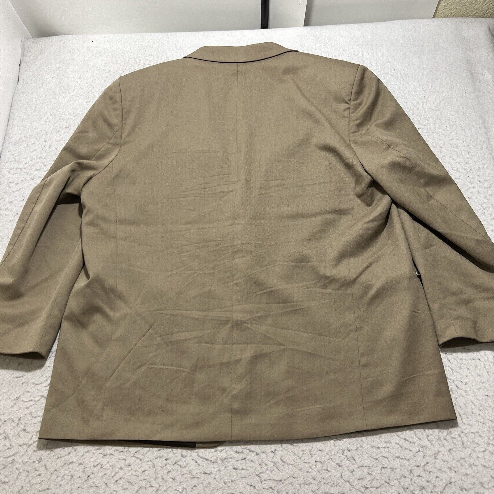 Joseph & Feiss Joseph & Feiss 50R Wool Suit Jacket Brown Beige Sport Coat Size 50R - 14 Thumbnail