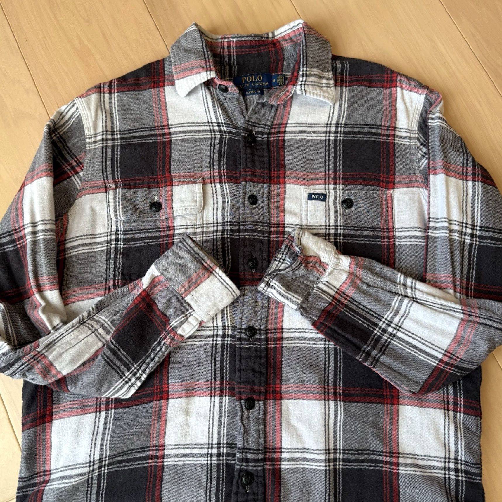 Polo Ralph Lauren Polo Ralph Lauren Flannel Medium Multicolor Plaid Button-Up Shirt - Casual Workwear, 90s, USA, Classic, Western (Mens) Size US M / EU 48-50 / 2 - 5 Thumbnail