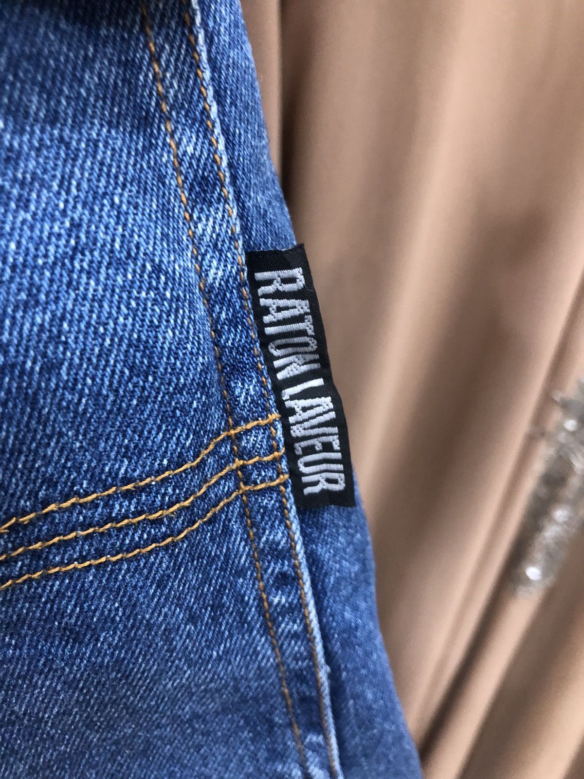 JNCO × Japanese Brand Y2k Raton Laveur Baggy Denim Short Size US 27 - 3 Thumbnail