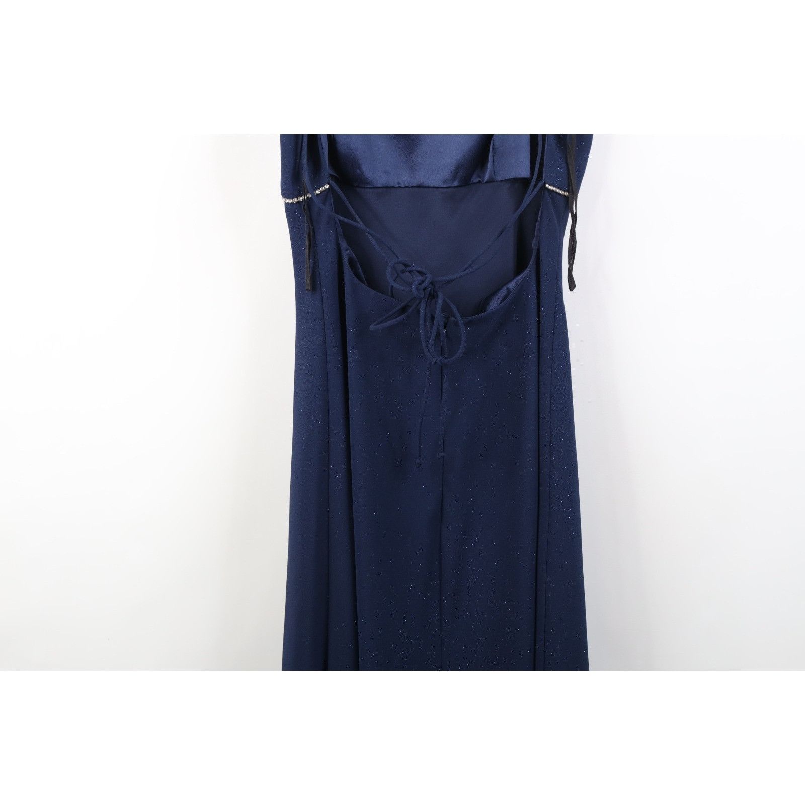 Vintage Vintage 90s Y2K Babydoll Beaded Glitter Prom Formal Dress Size L / US 10 / IT 46 - 14 Thumbnail