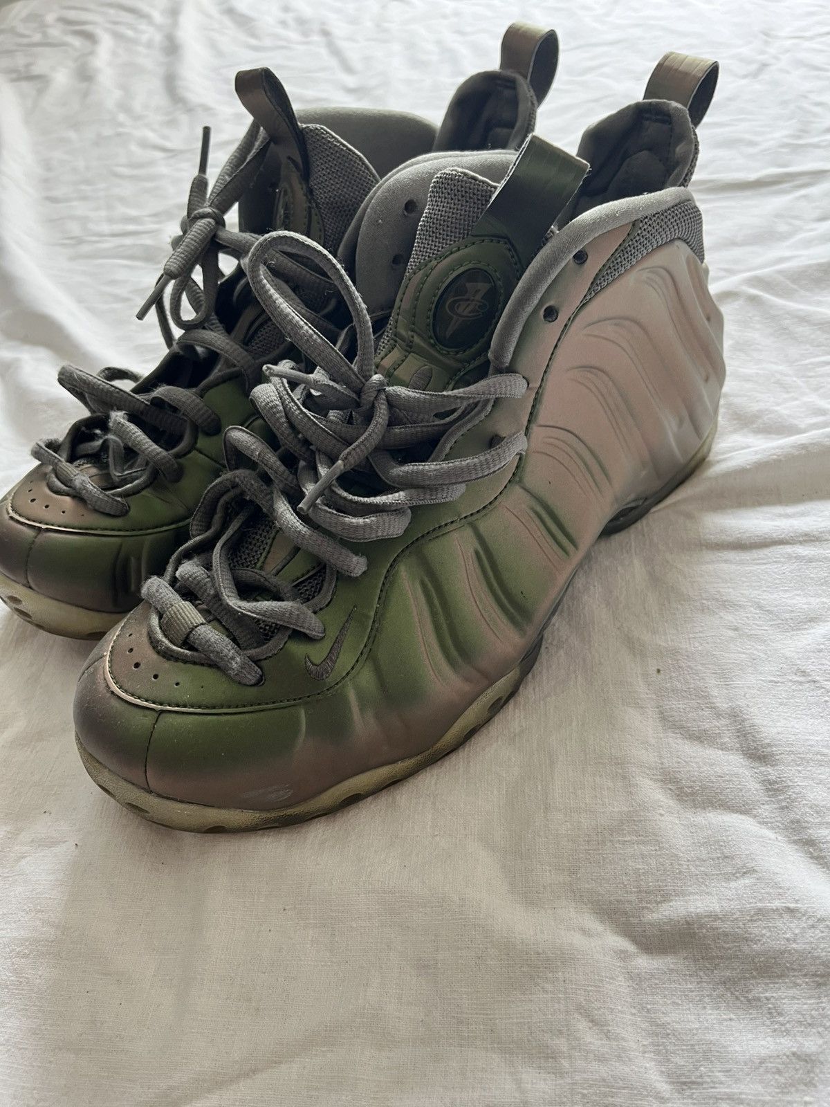 Nike Nike Foamposite Green Size US 10.5 / EU 43-44 - 5 Thumbnail