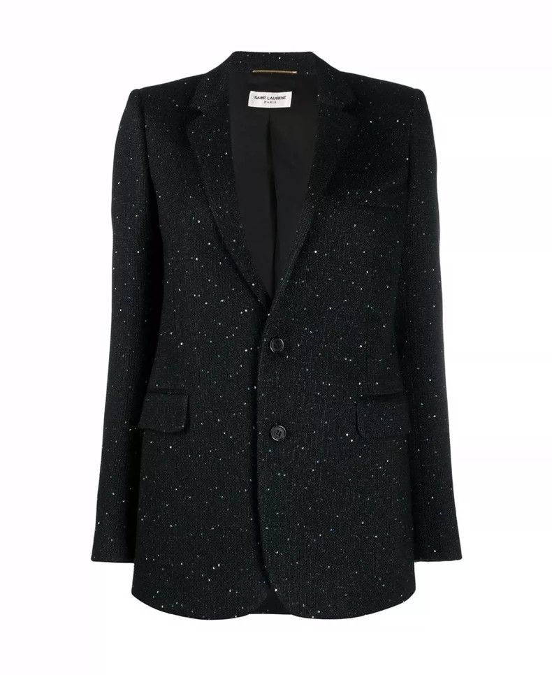 Yves Saint Laurent YSL Blazer with Speckled Detail Size US M / EU 48-50 / 2 - 1 Thumbnail