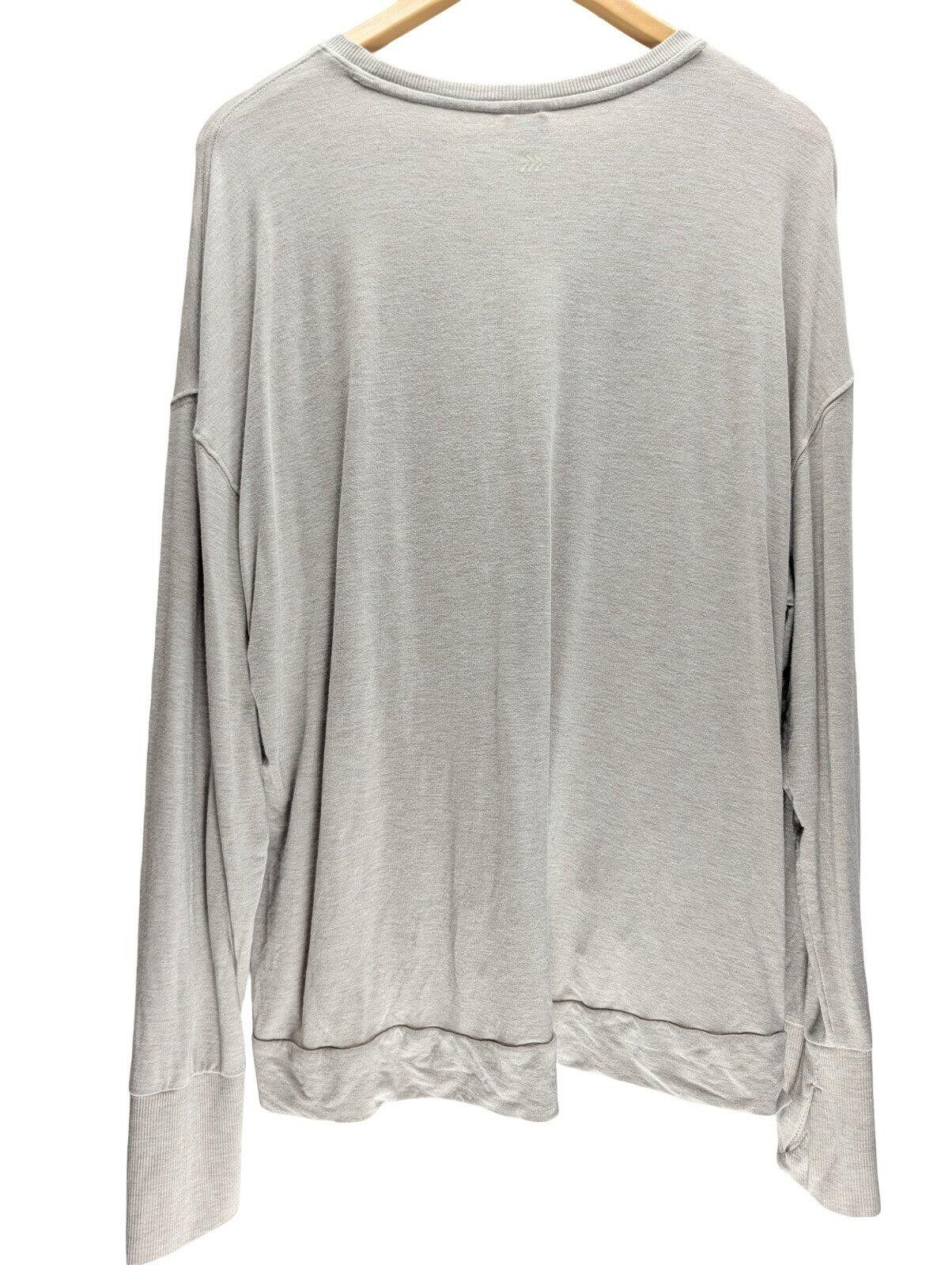Other All in Motion Sweatshirt Women XL Twist Hem Light Gray Size XL / US 12-14 / IT 48-50 - 2 Thumbnail