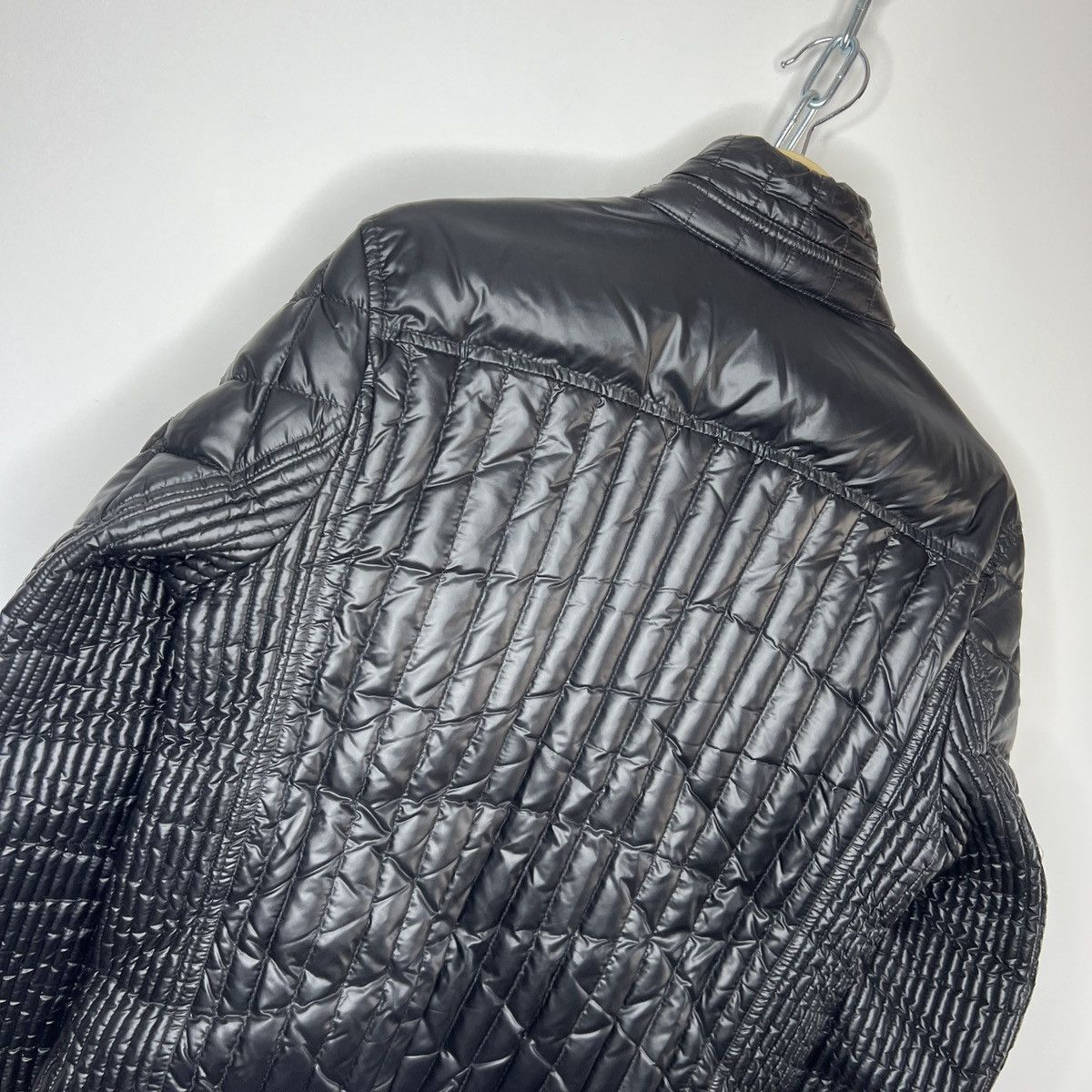 Moncler Moncler Puffer Goose Down Nylon Black Shiny Jacket Racing Size US M / EU 48-50 / 2 - 10 Thumbnail