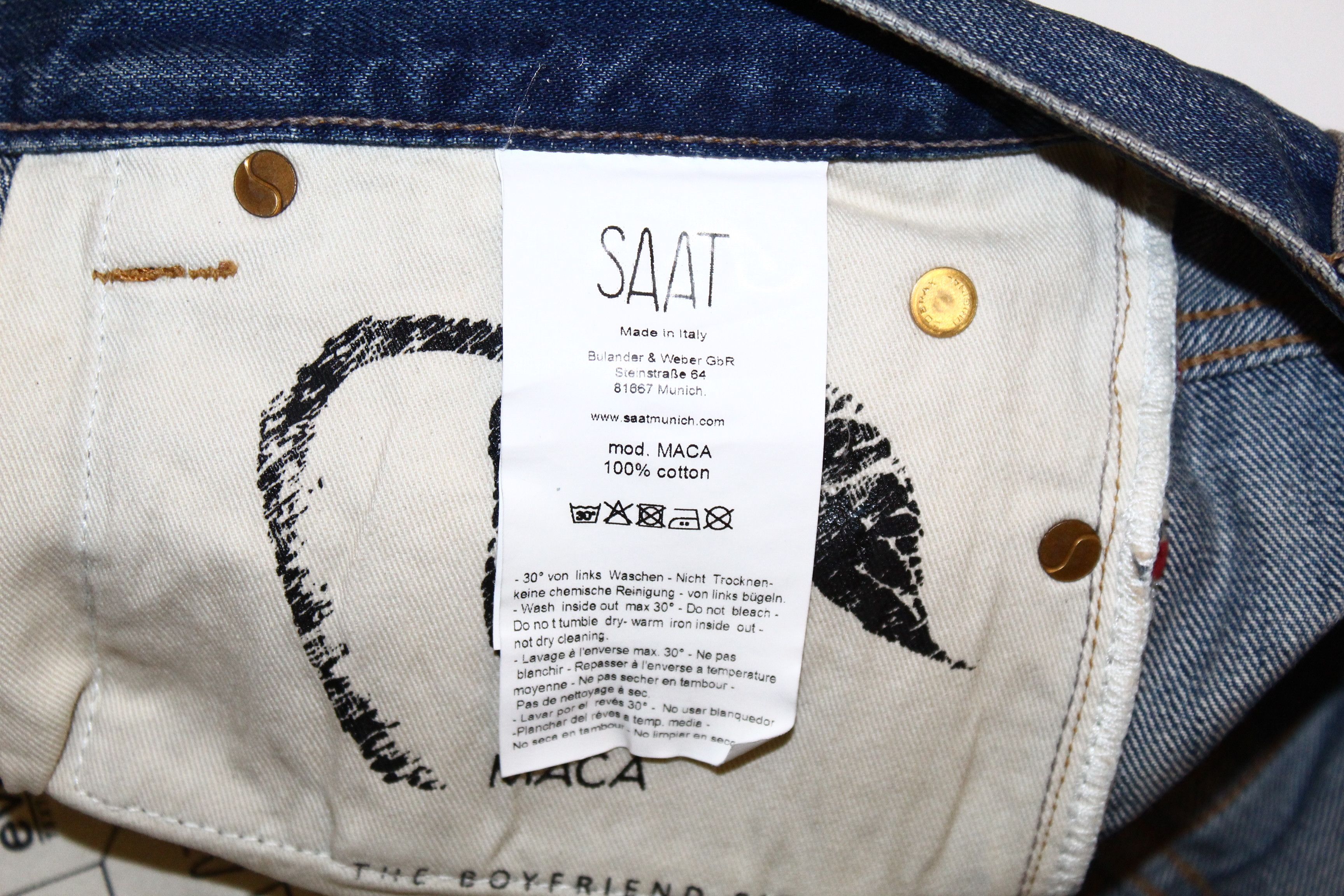If Six Was Nine 💥 BLUEZONE 2017 Runway Jeans RED SELVAGE. 4x Brands Collab Size US 30 / EU 46 - 13 Thumbnail
