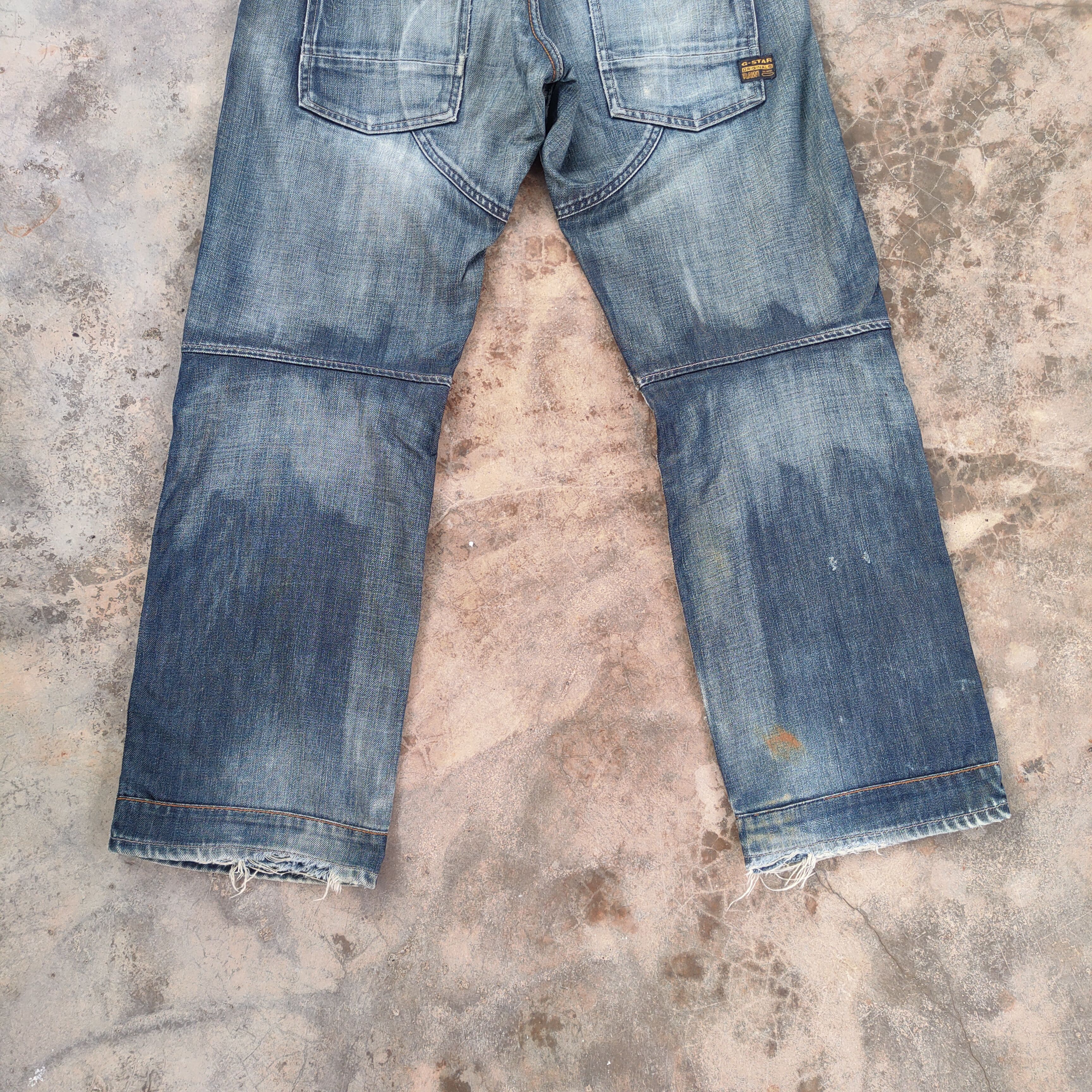 Japanese Brand JAPANESE VINTAGE DOUBLE KNEE DISTRESSED DENIM JEAN PANTS Size US 34 / EU 50 - 10 Thumbnail