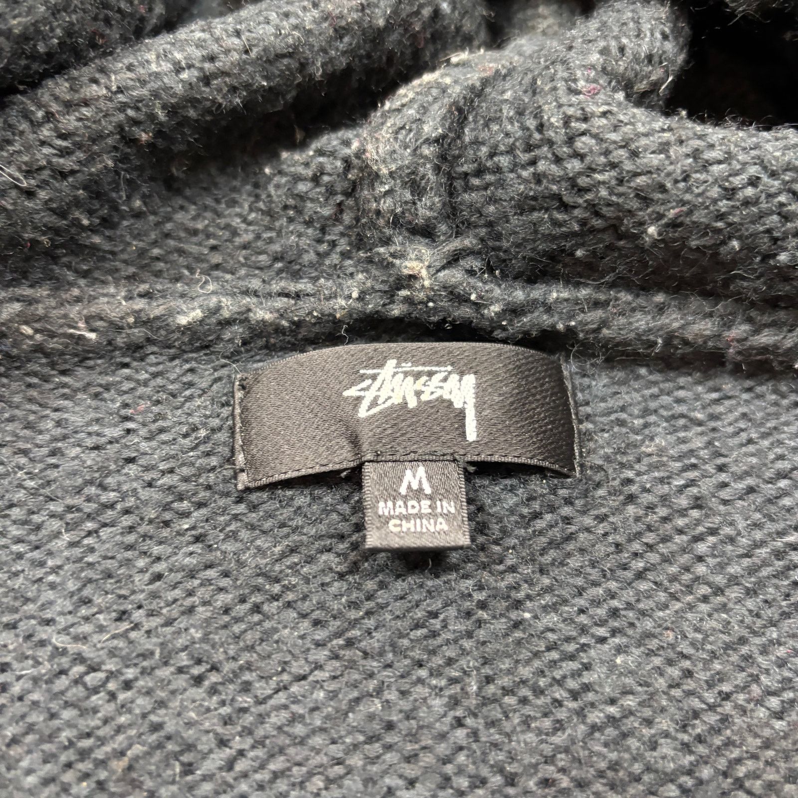 Stussy Stussy Wool Blend Full Zip Hoodie Men's Medium Streetwear Size US M / EU 48-50 / 2 - 4 Thumbnail
