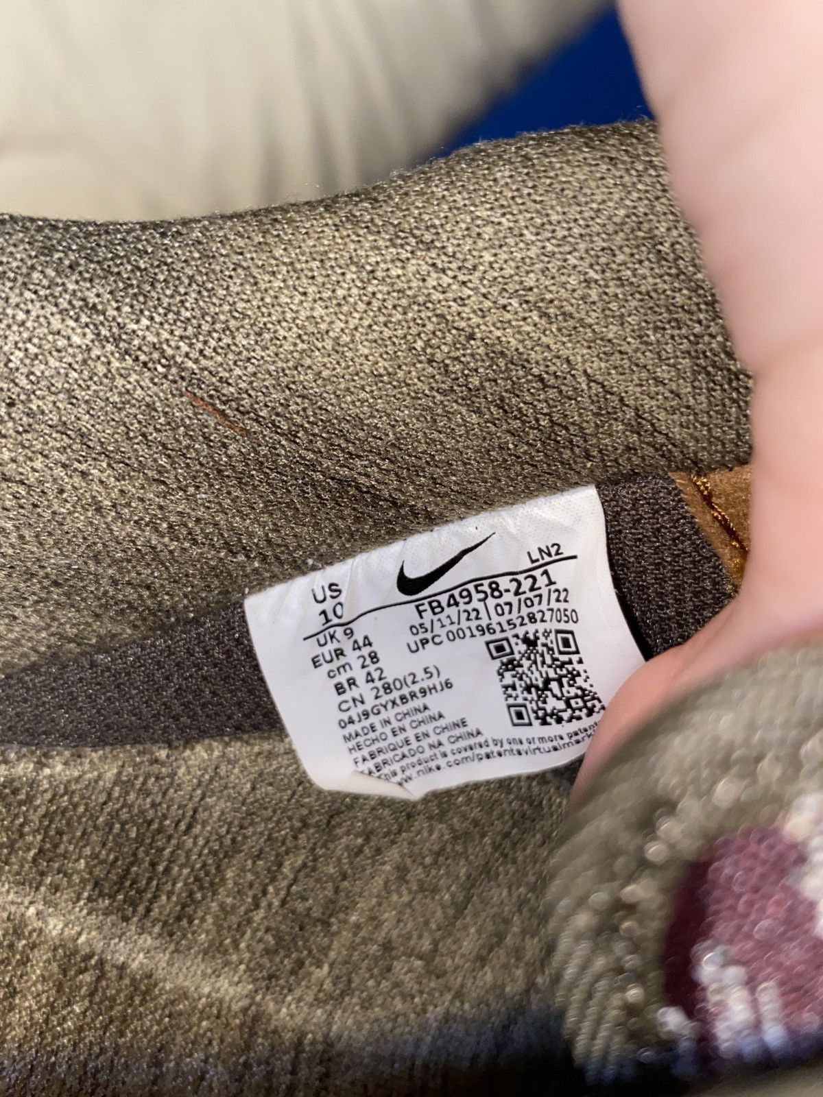 Nike Nike Air Force 1 Low ‘07 PRM NAI-KE Brown Size US 10 / EU 43 - 9 Thumbnail