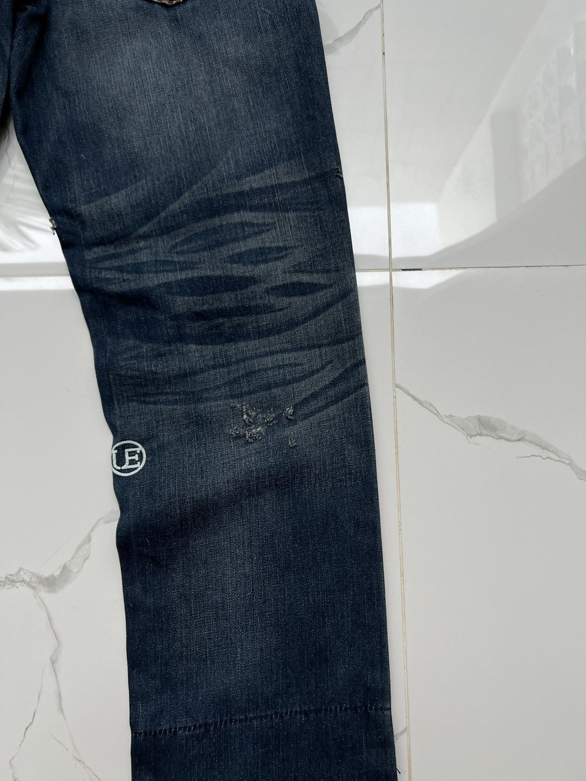 Fragment Design × Levi's × Vintage 90’s LEVI’S FENOM Y2K JEAN DISTRESSED AVANT-GARDE Size US 32 / EU 48 - 2 Thumbnail