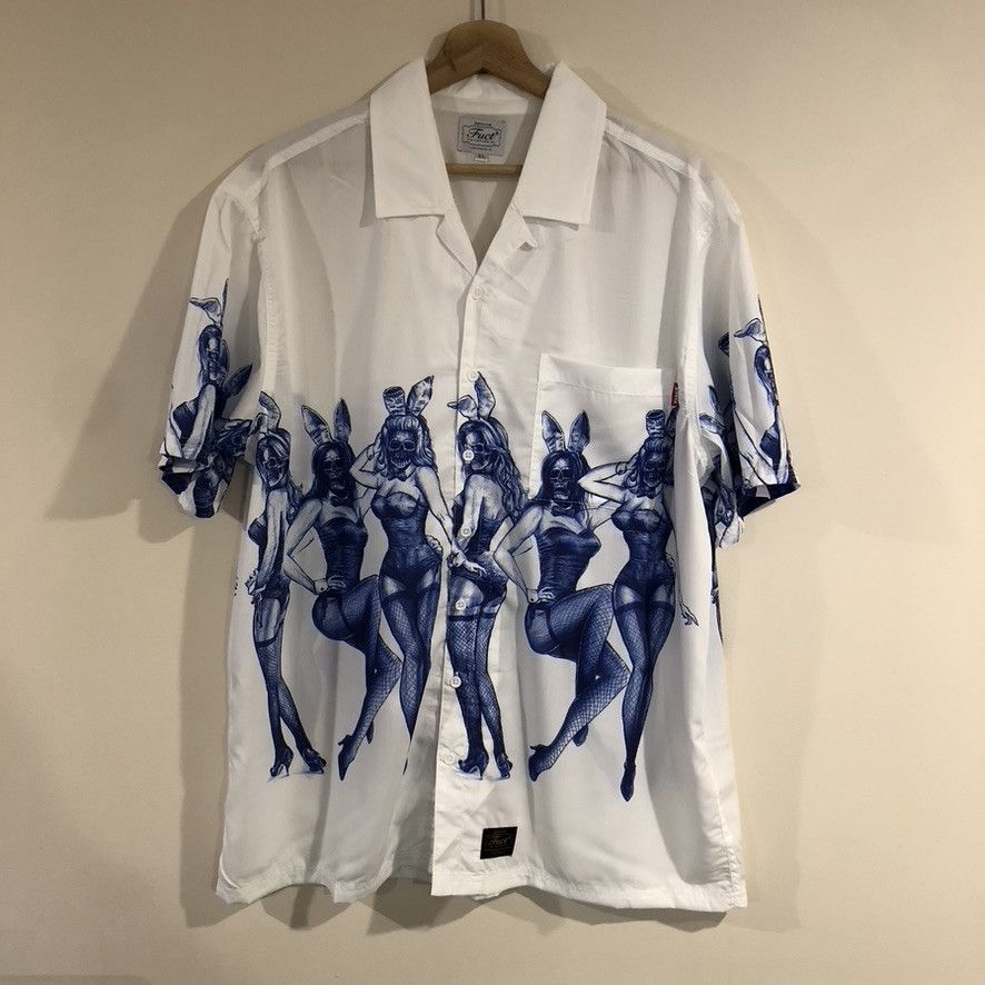 FUCT 2020 FUCT Death Bunny Aloha Shirt Size US XL / EU 56 / 4 - 1 Thumbnail